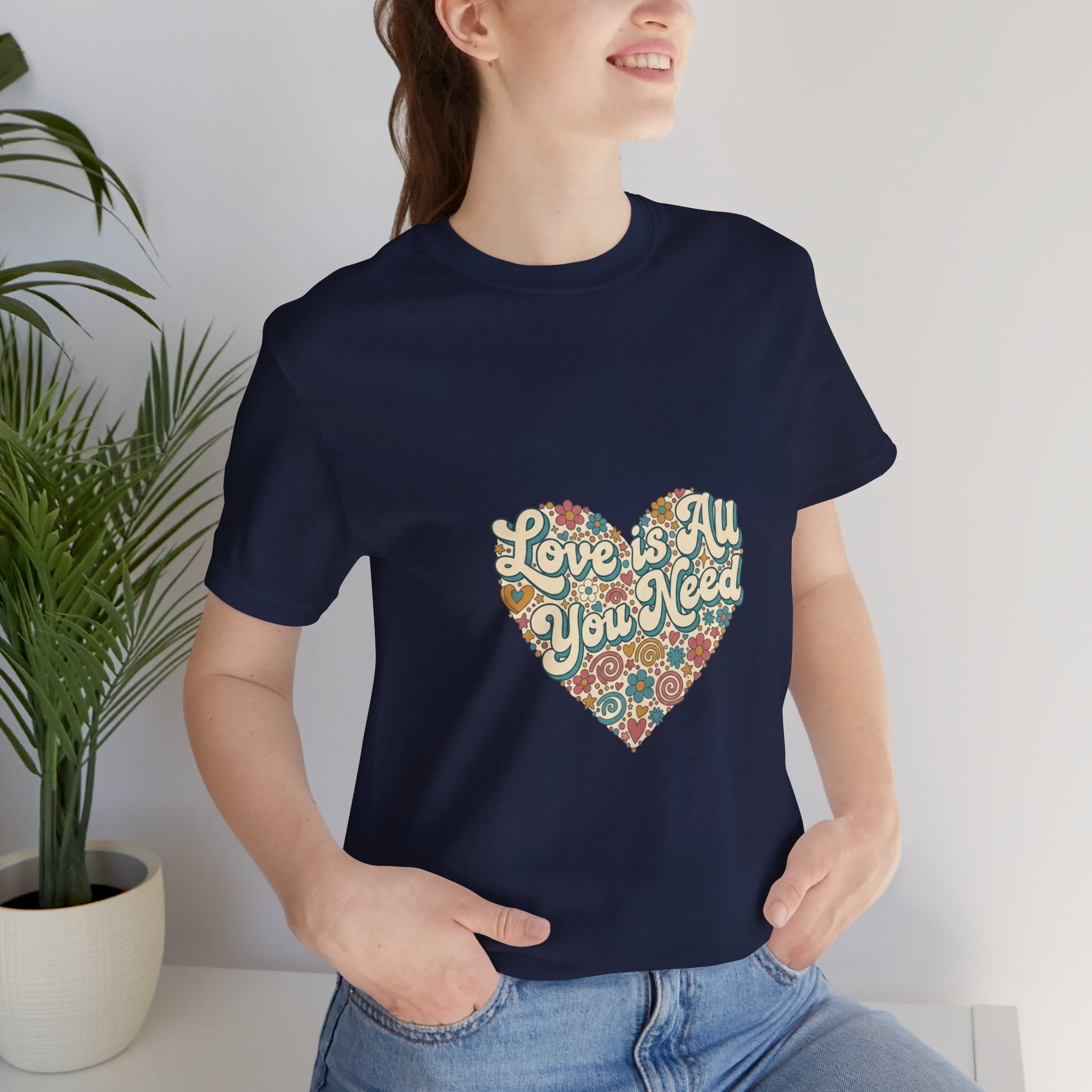 Love Is All You Need Heart Tee