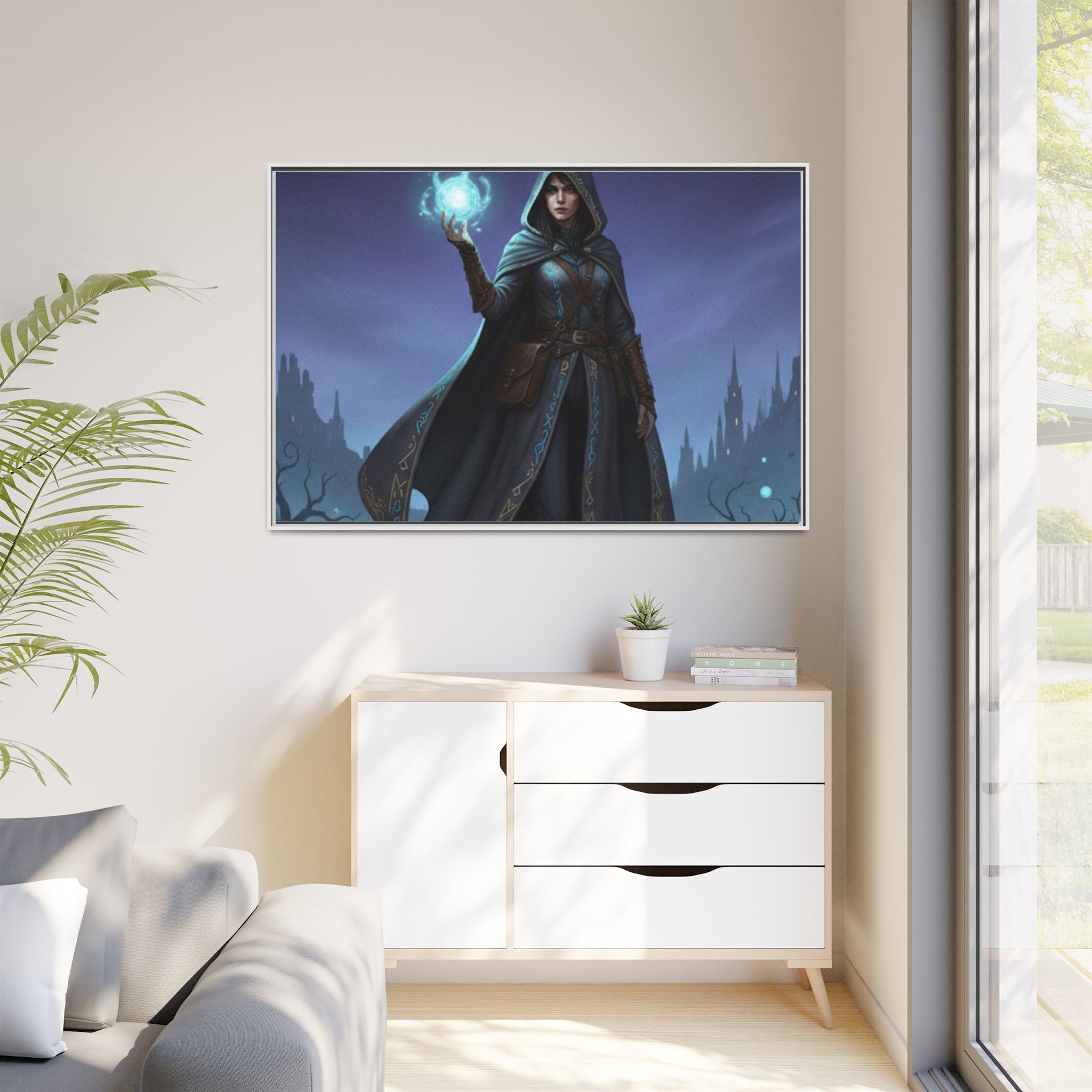 Framed Matte Canvas Wall Art