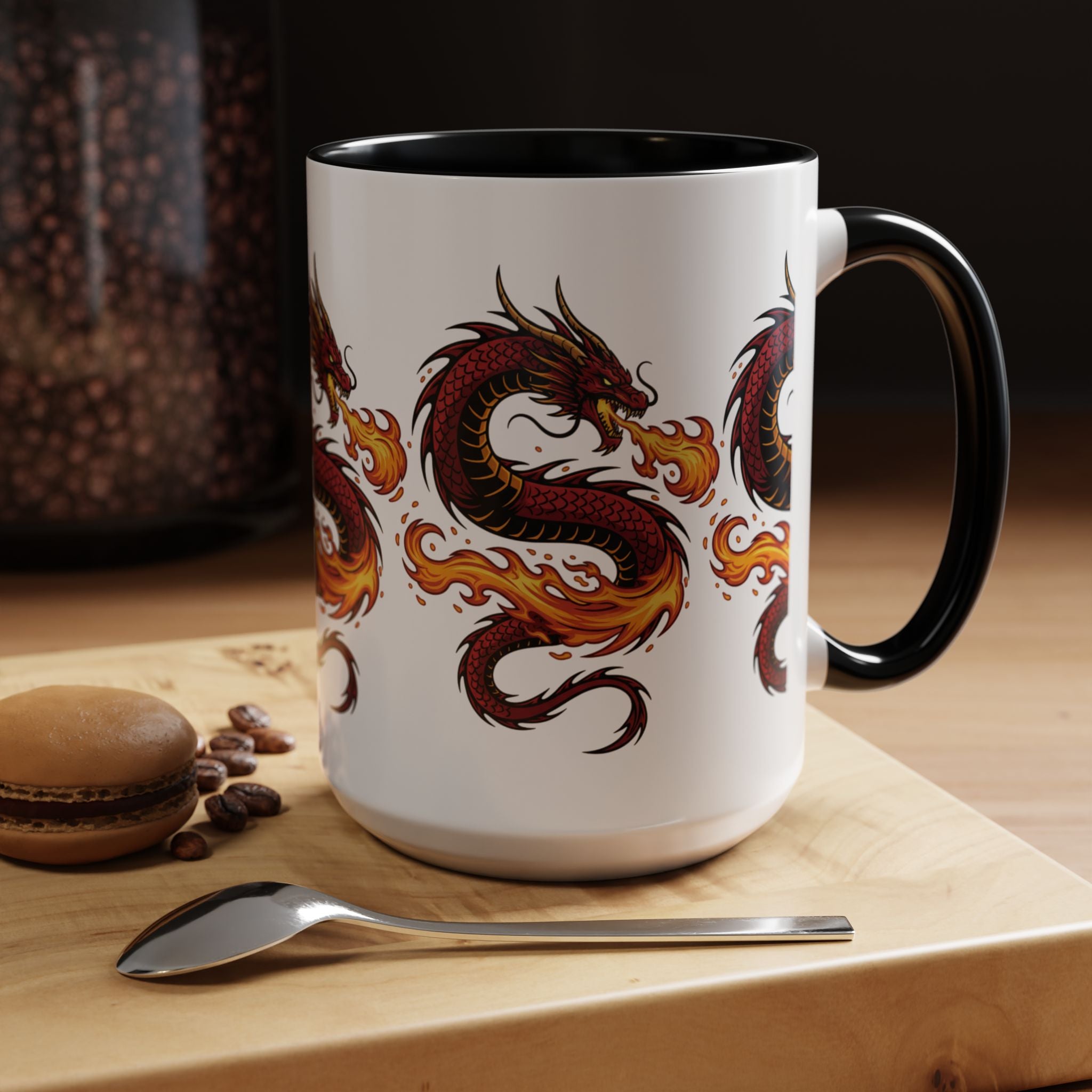 Fire Dragon Coffee Mug — Ceramic Mug (11/15 oz)
