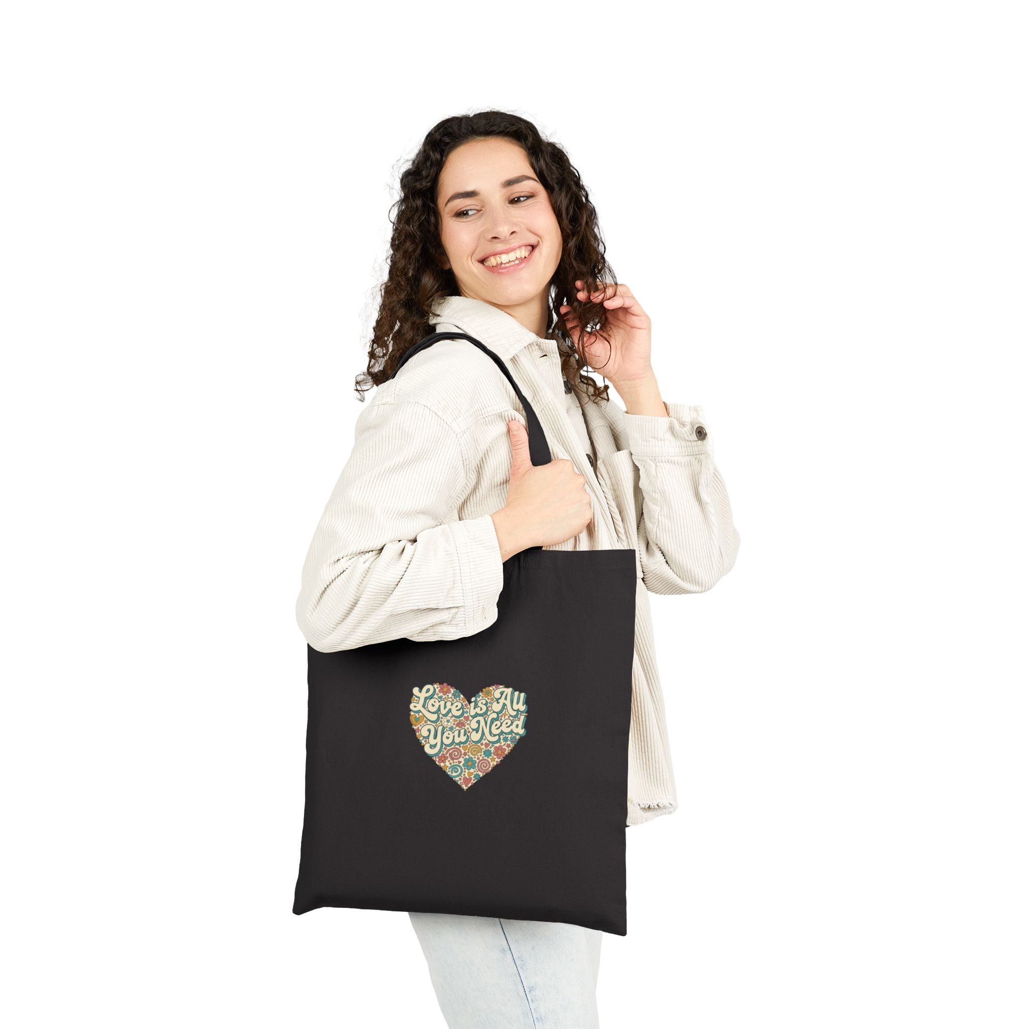 Retro Tote 'Love You'