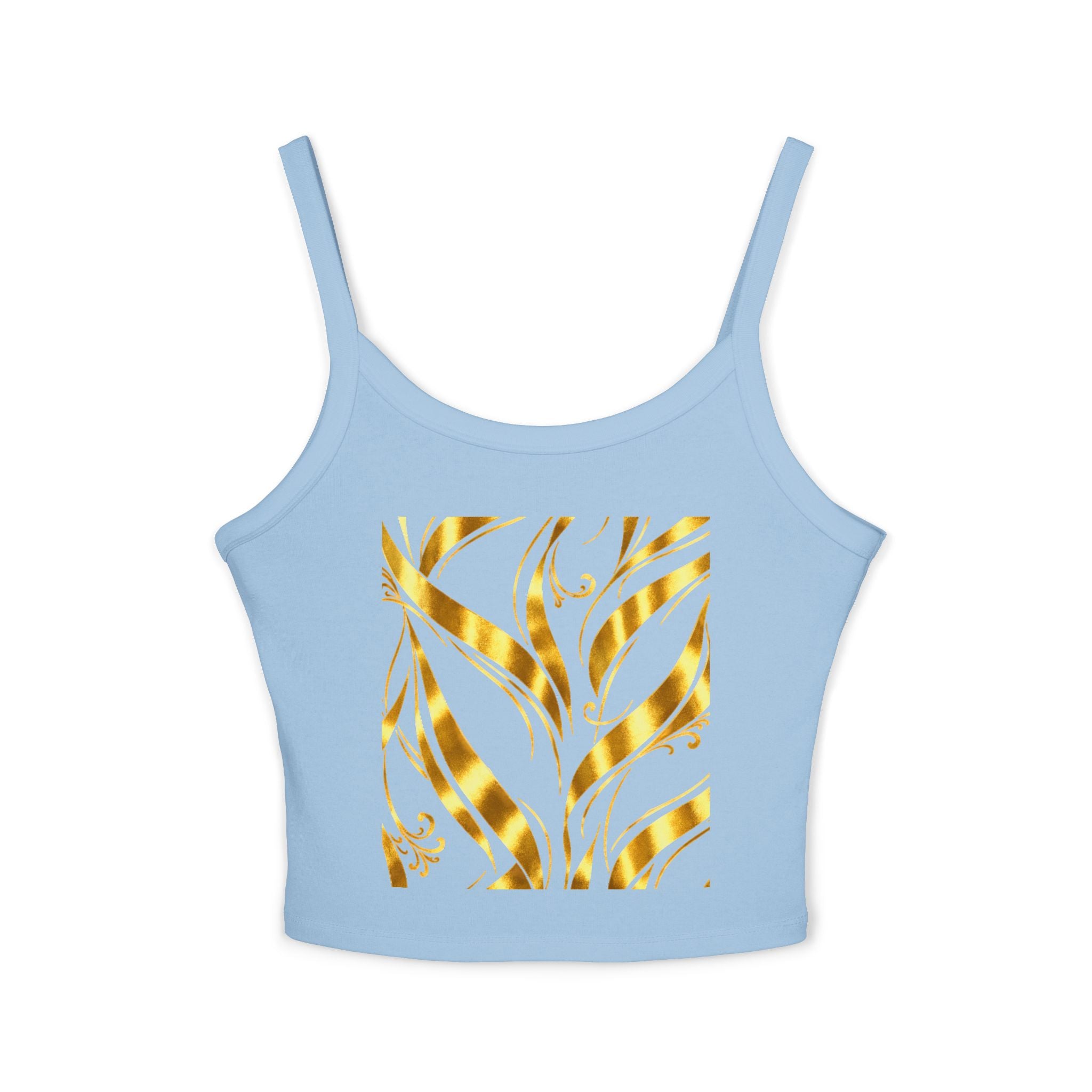 Gold Leaf Abstract Tank Top