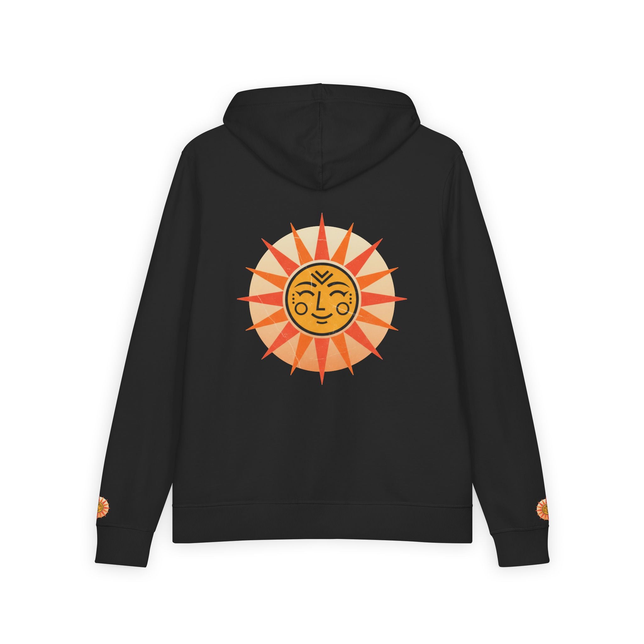 Sun Face Zip Hoodie