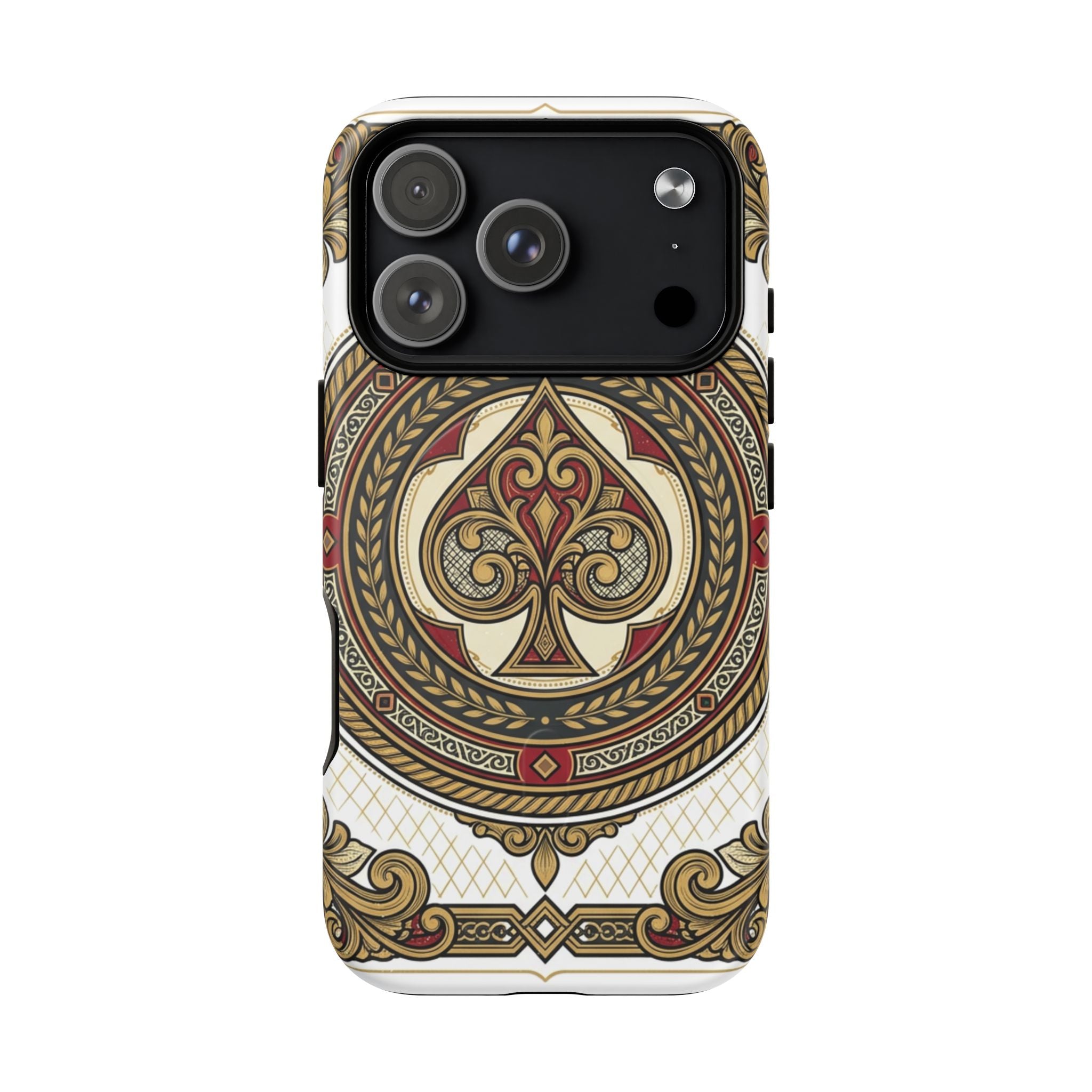 Ornate Ace of Spades Magnetic Tough Case