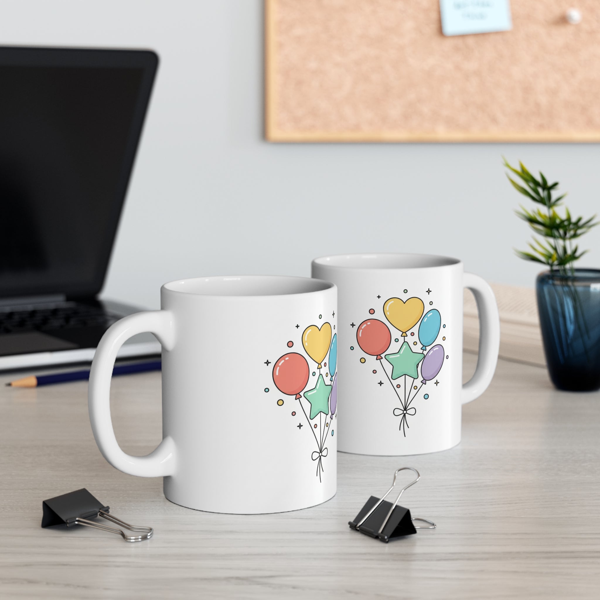 Balloon Bouquet Ceramic Mug 11oz/15oz