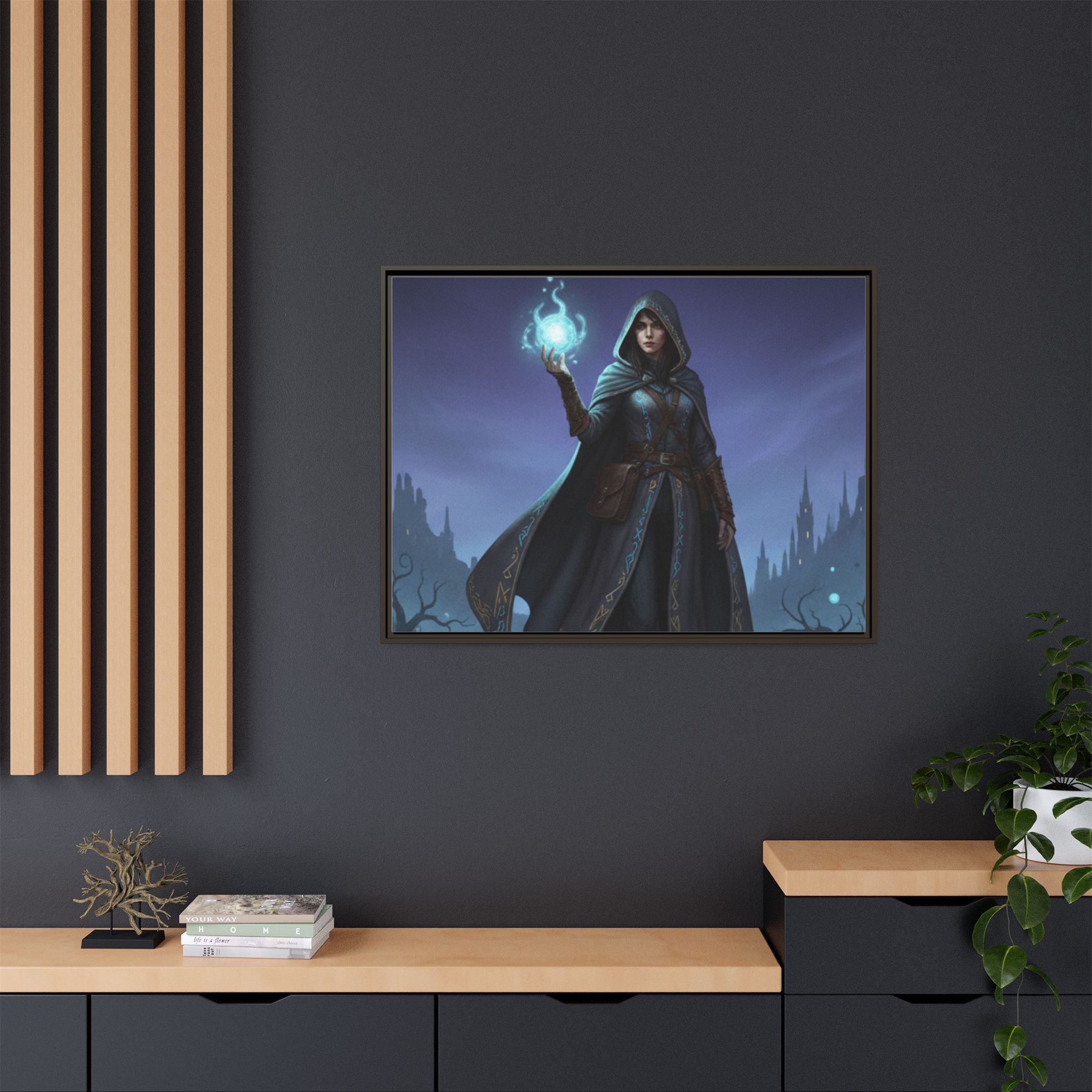 Framed Matte Canvas Wall Art