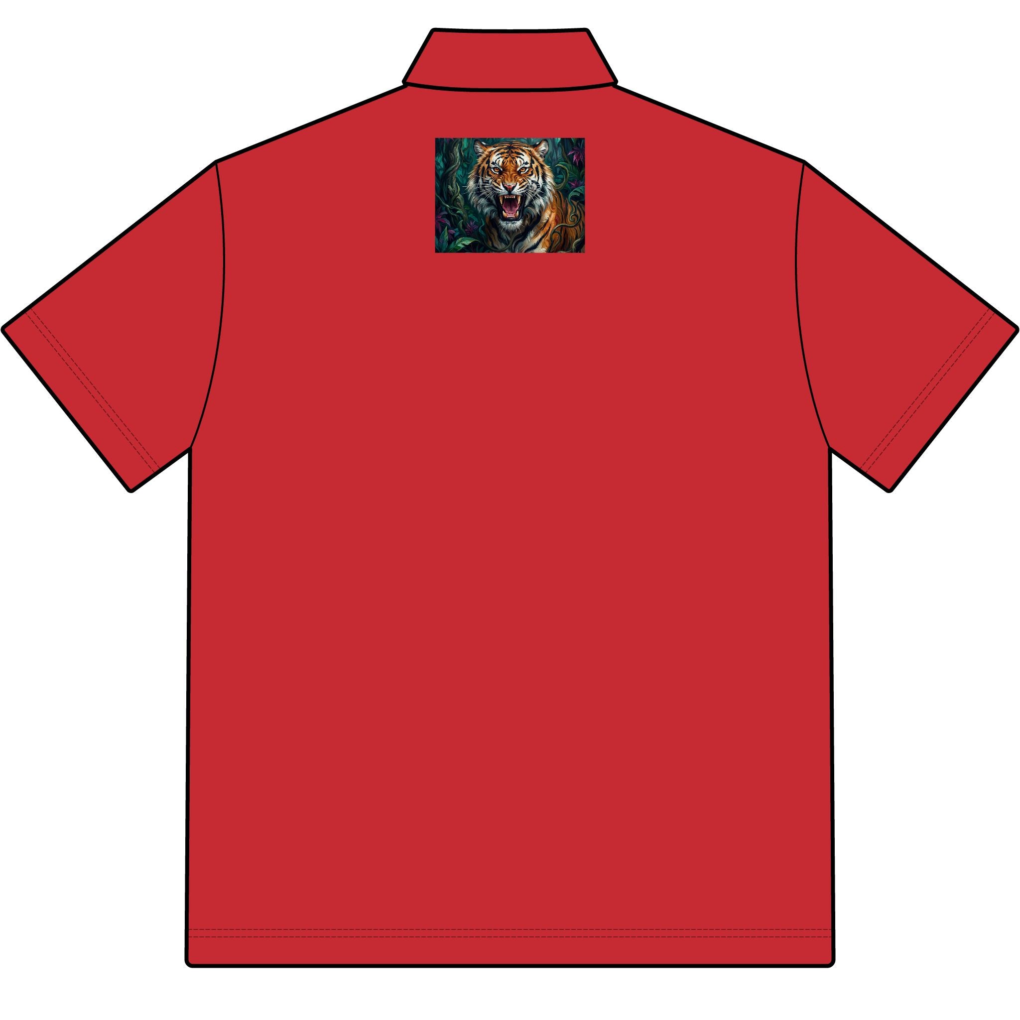Polo Shirt - Embroidered Tiger Logo