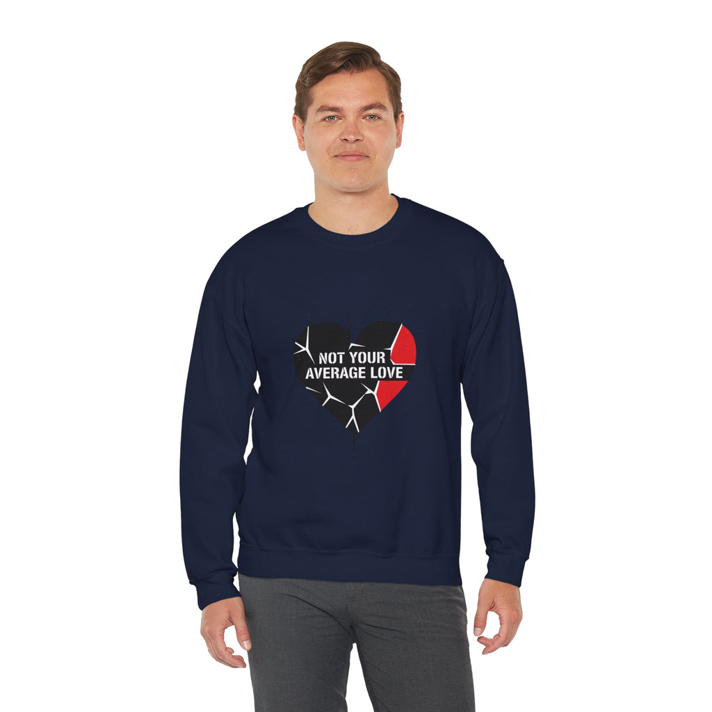 Not Your Average Love Heart Sweatshirt