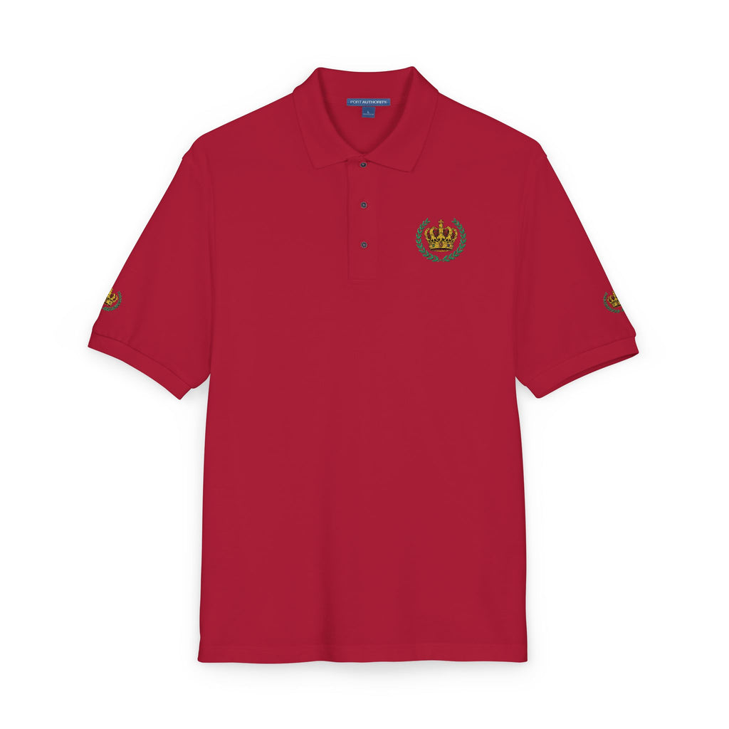 Embroidered Crest Polo Shirt