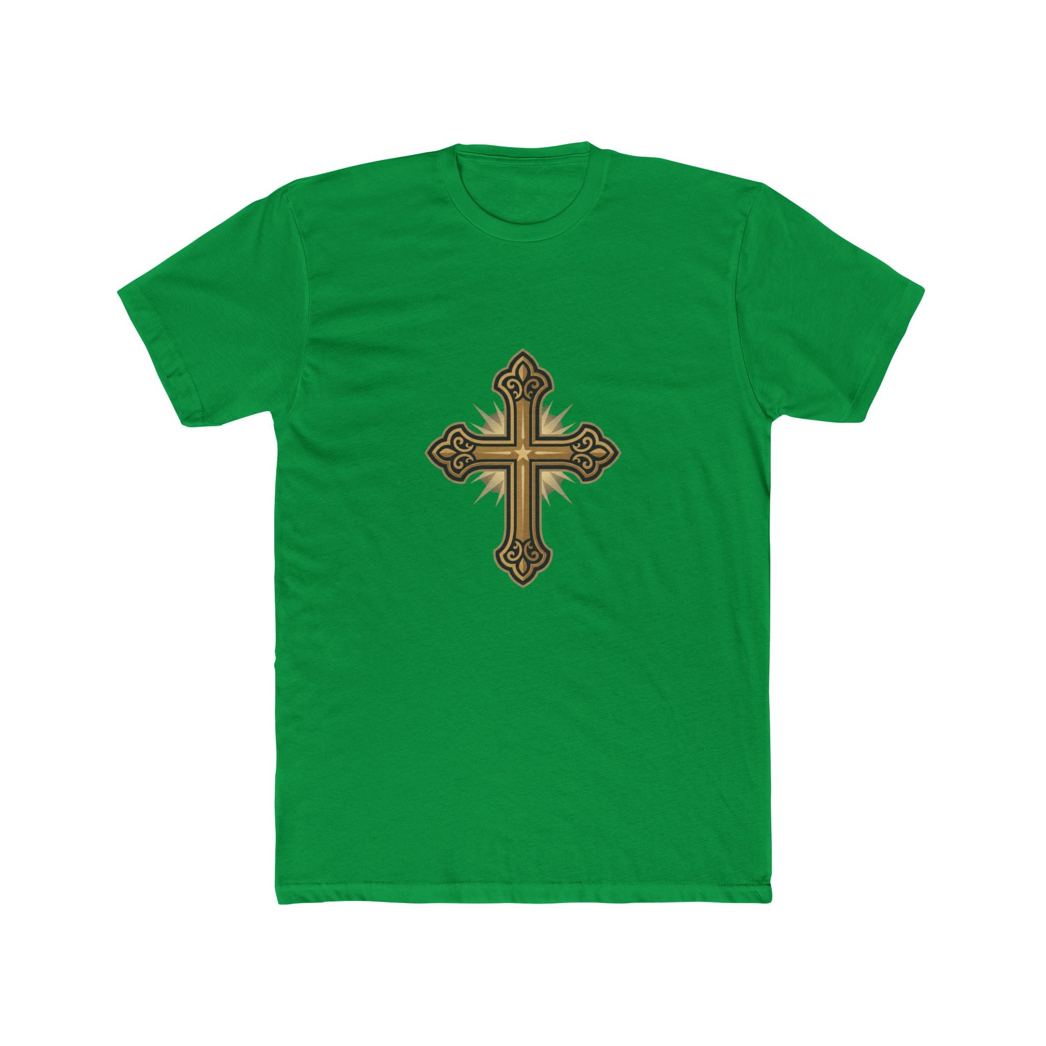 Gold Ornate Cross T-Shirt