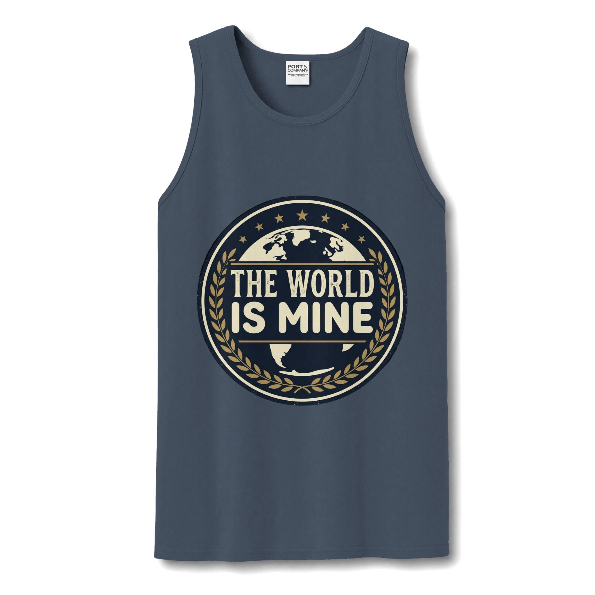 Unisex Tank Top — "The World Is Mine"
