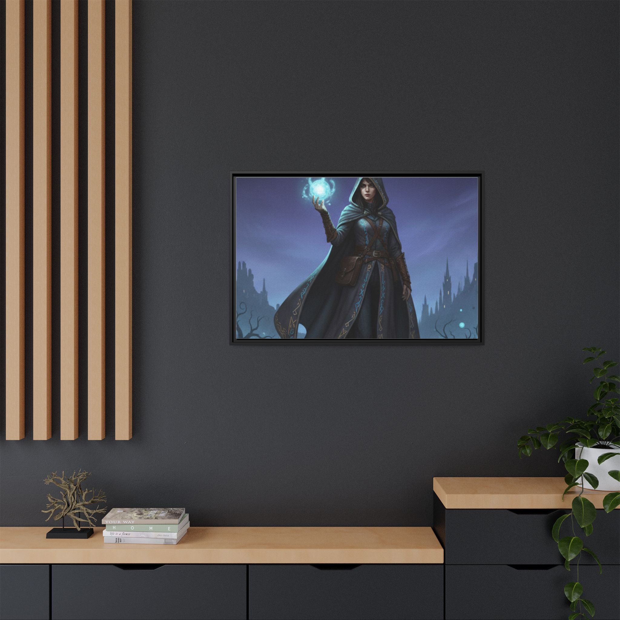 Framed Matte Canvas Wall Art