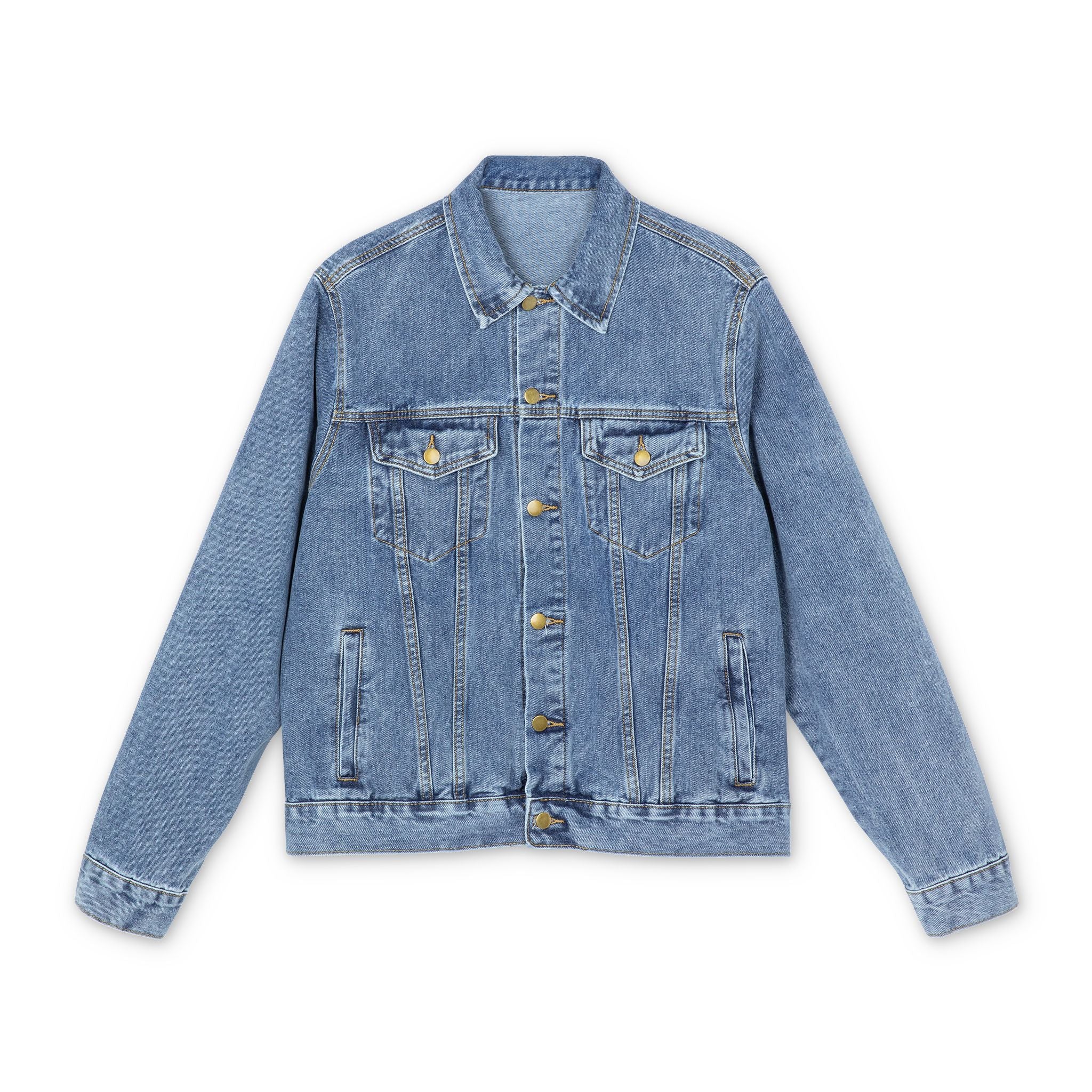 Denim Jacket - 'Savage Mode' Skull Back