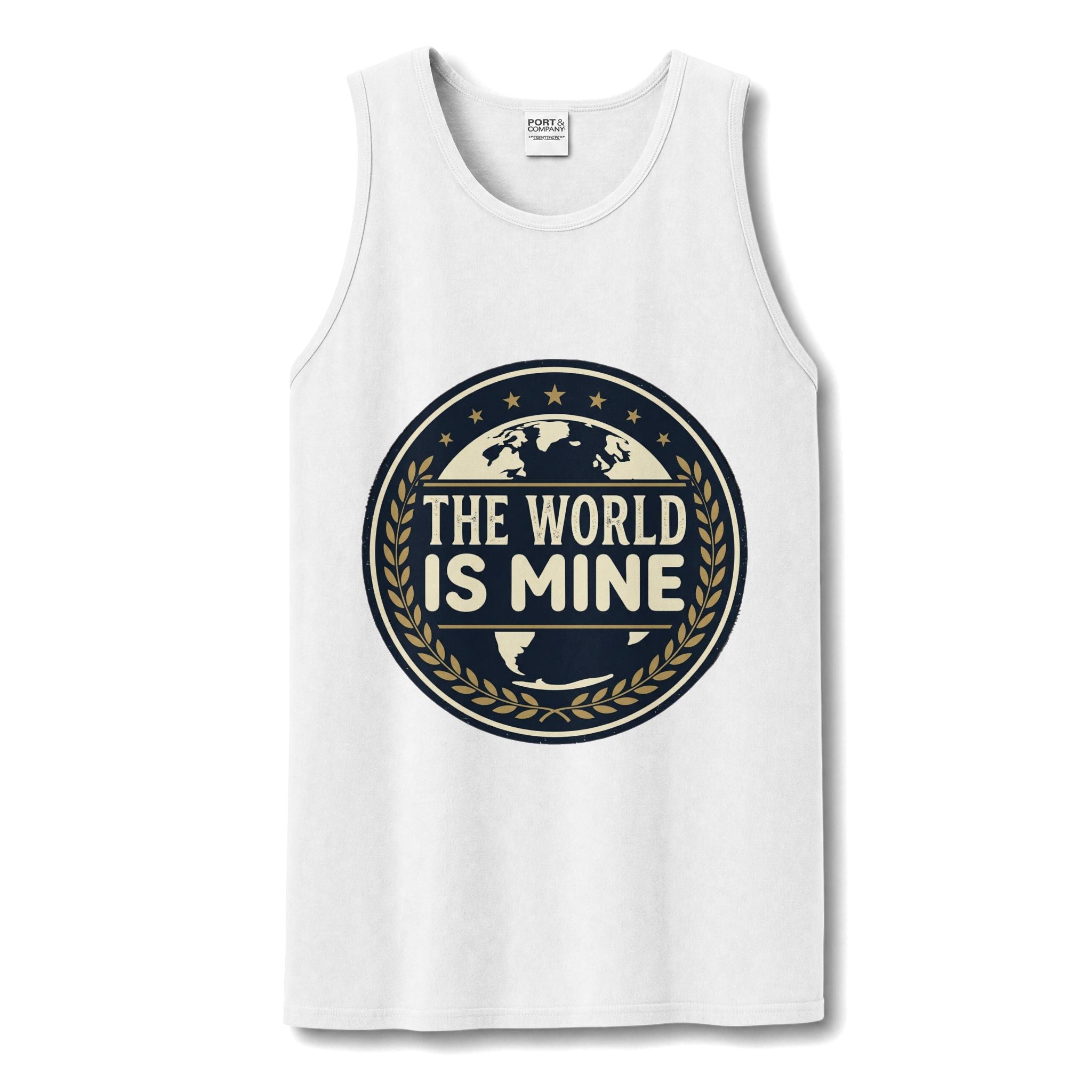 Unisex Tank Top — "The World Is Mine"