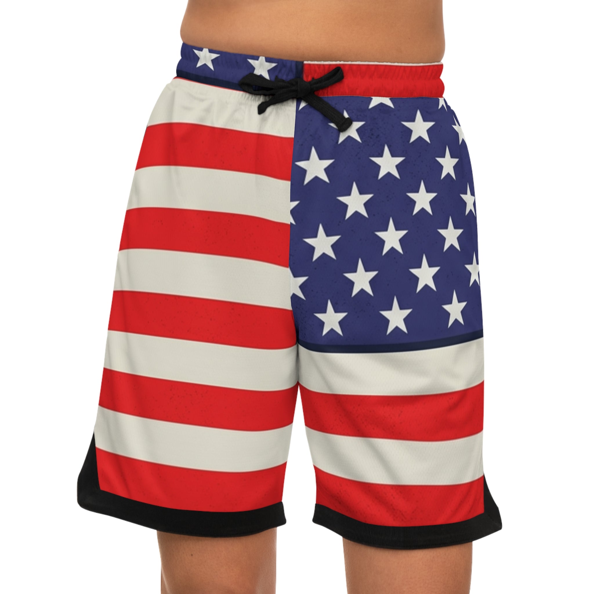 American Flag Basketball Shorts