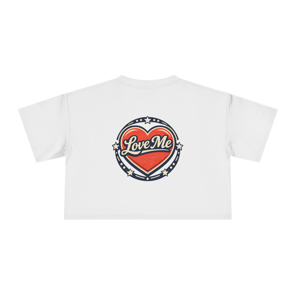 Love Me Heart Crop Tee — Women's Crop Top