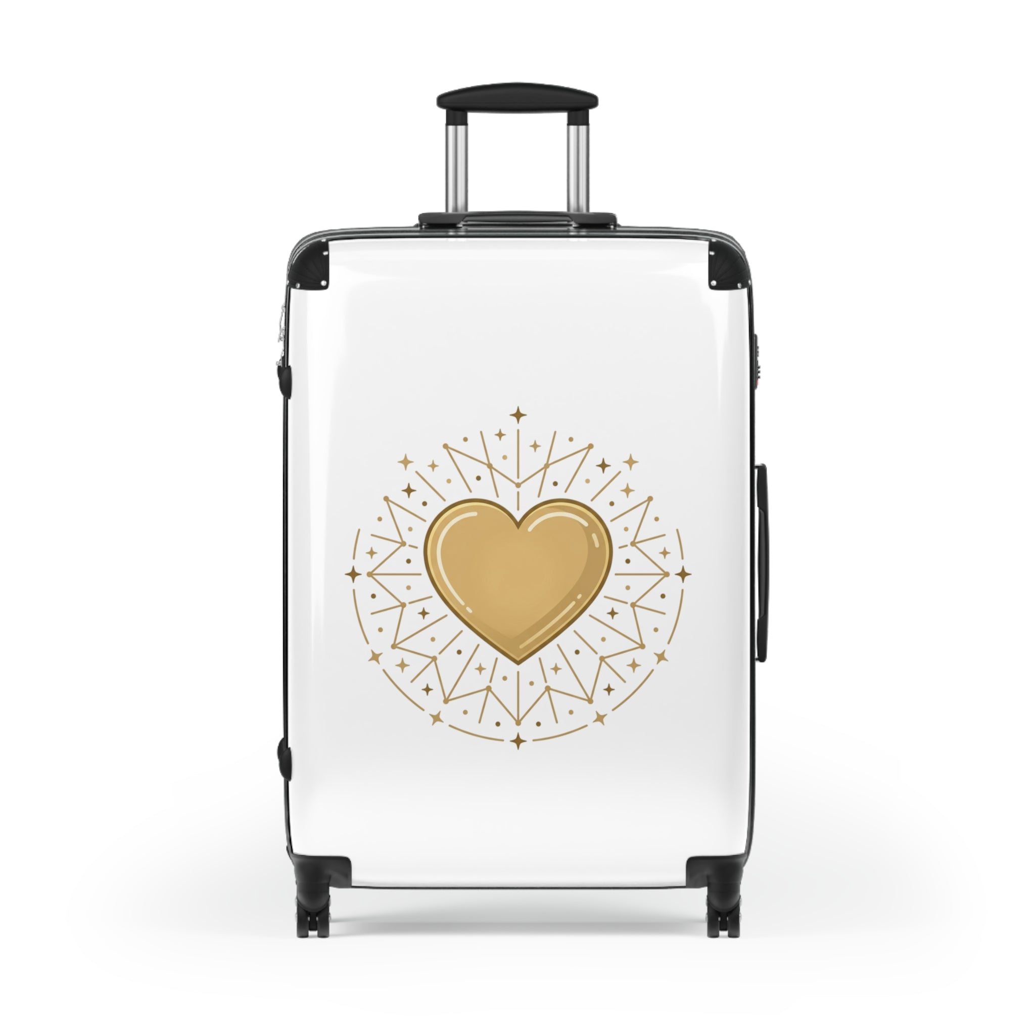 Celestial Gold Heart Suitcase