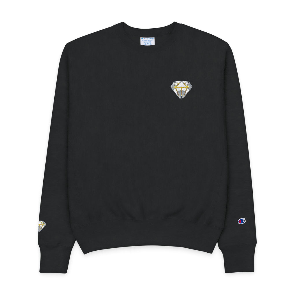 Champion Sweatshirt — Diamond Heart Chest
