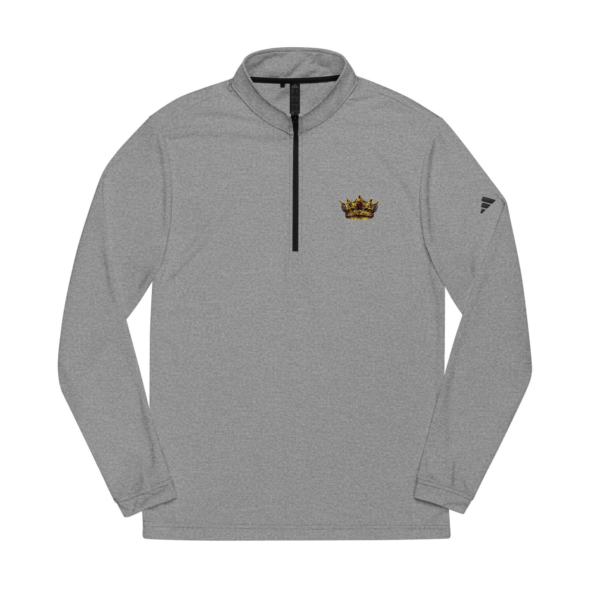 Adidas Embroidered Zip Pullover