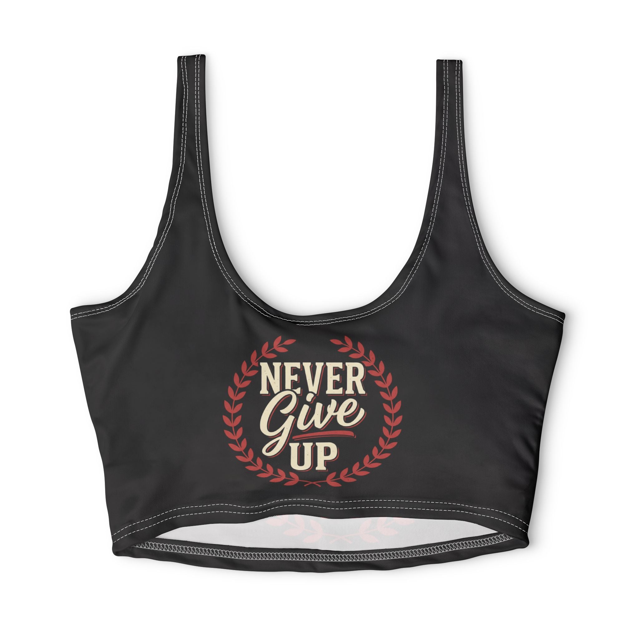 Never Give Up - Sports Bra