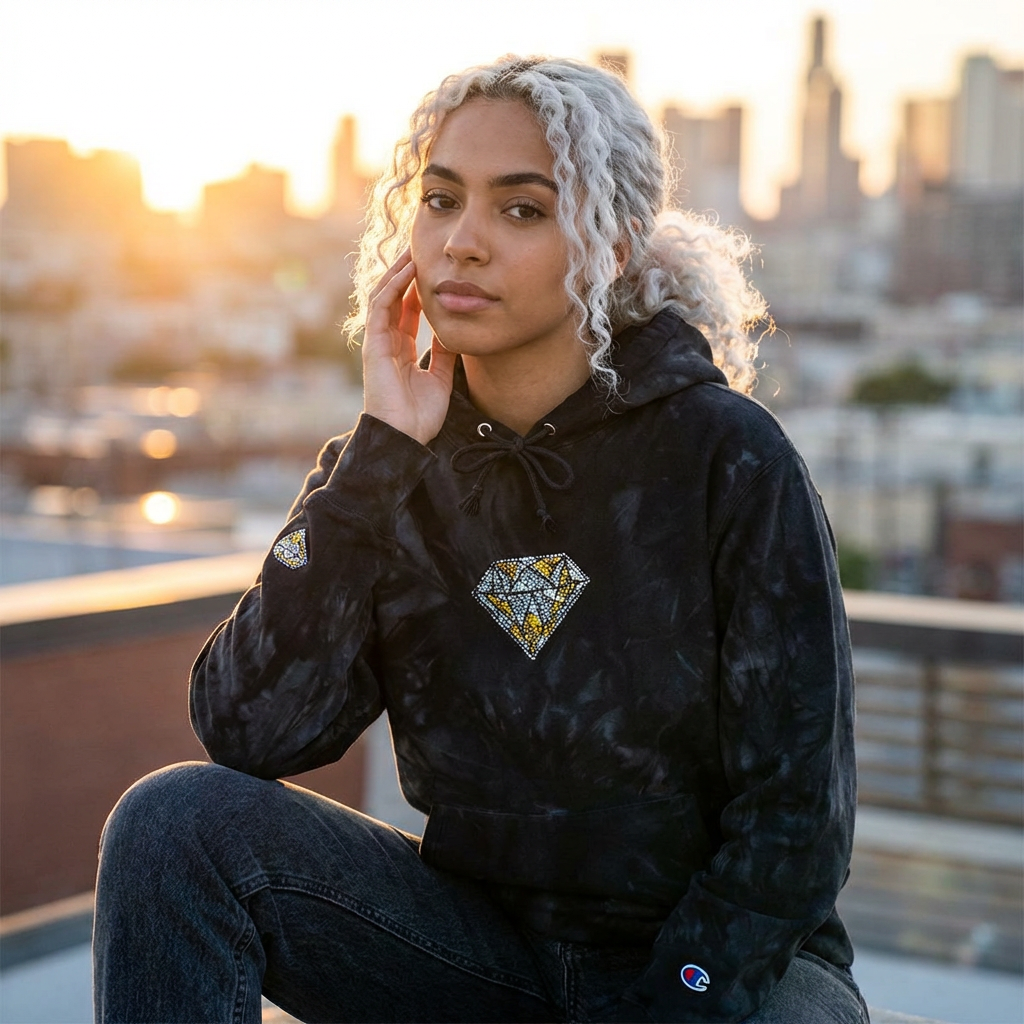 Champion - Diamond Embroidered Hoodie