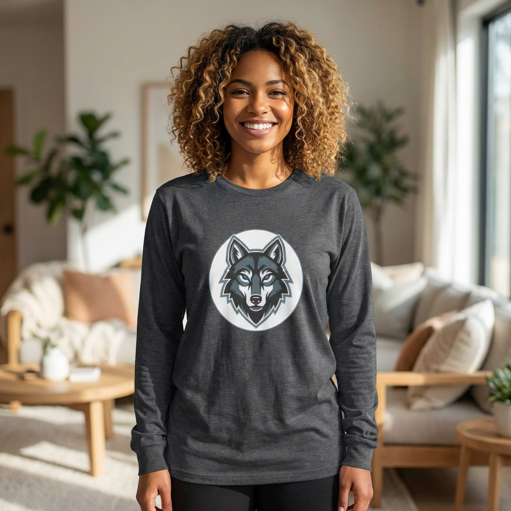 Wolf Head Long Sleeve Tee