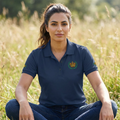 Embroidered Crest Polo Shirt