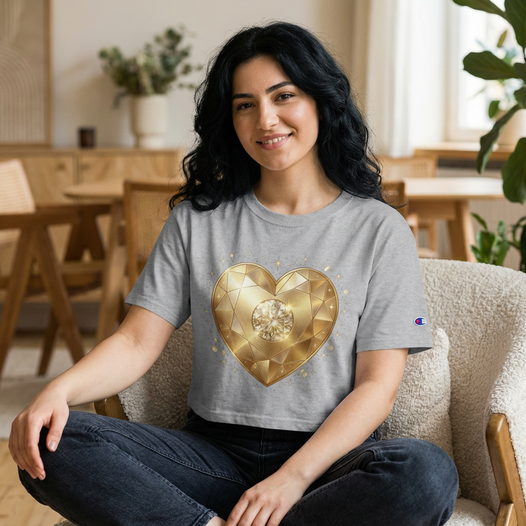 Champion Diamond Heart Luxe Tee
