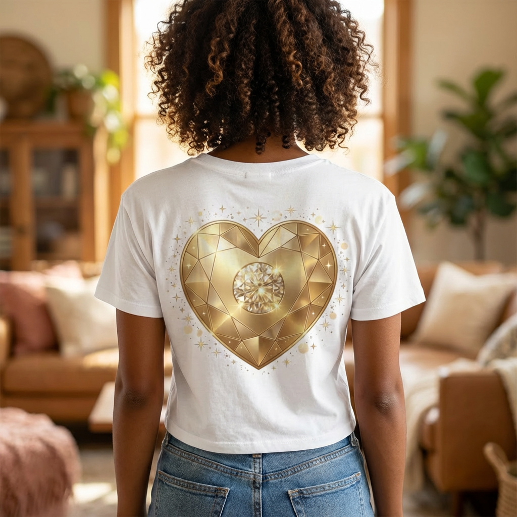 Champion Diamond Heart Luxe Tee