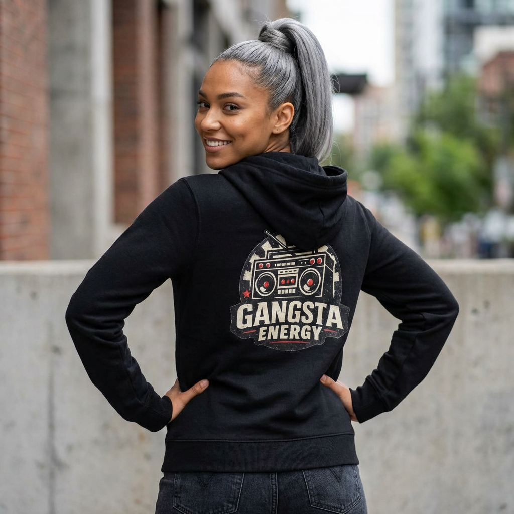 Gangsta Energy Zip Hoodie