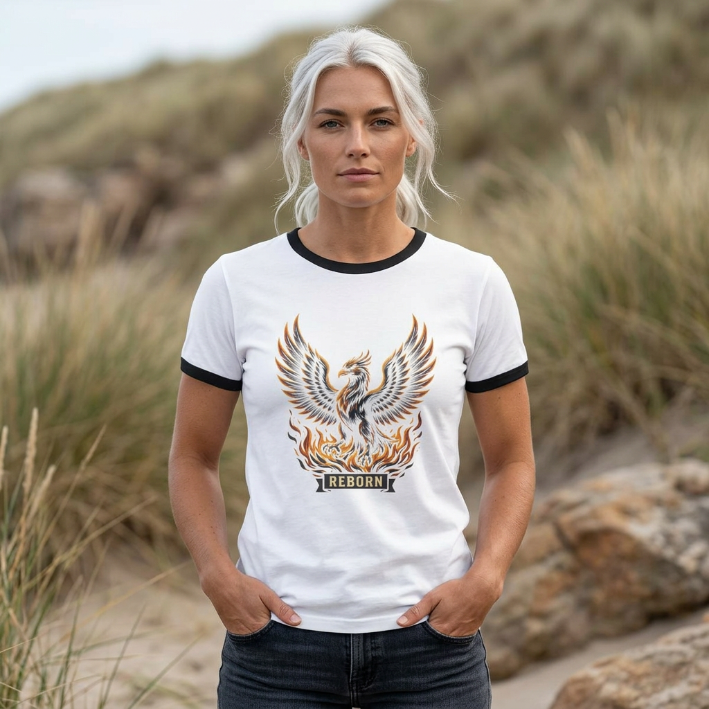 Phoenix Reborn Ringer T-Shirt