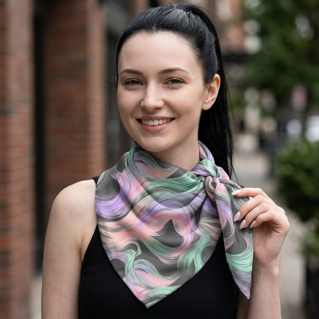 Celestial Pastel Drift Scarf