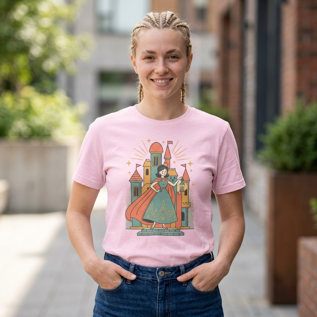 Fairy Tale Princess Castle T‑Shirt