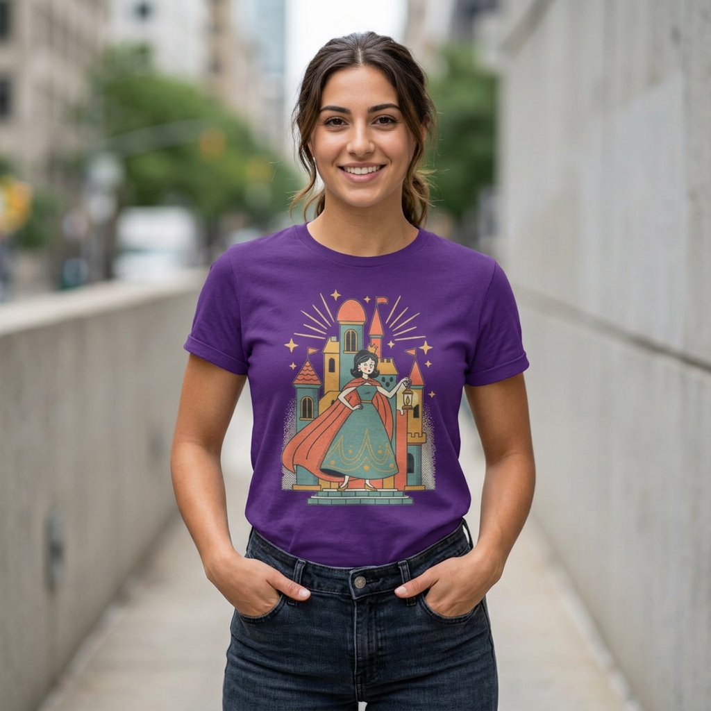 Fairy Tale Princess Castle T‑Shirt