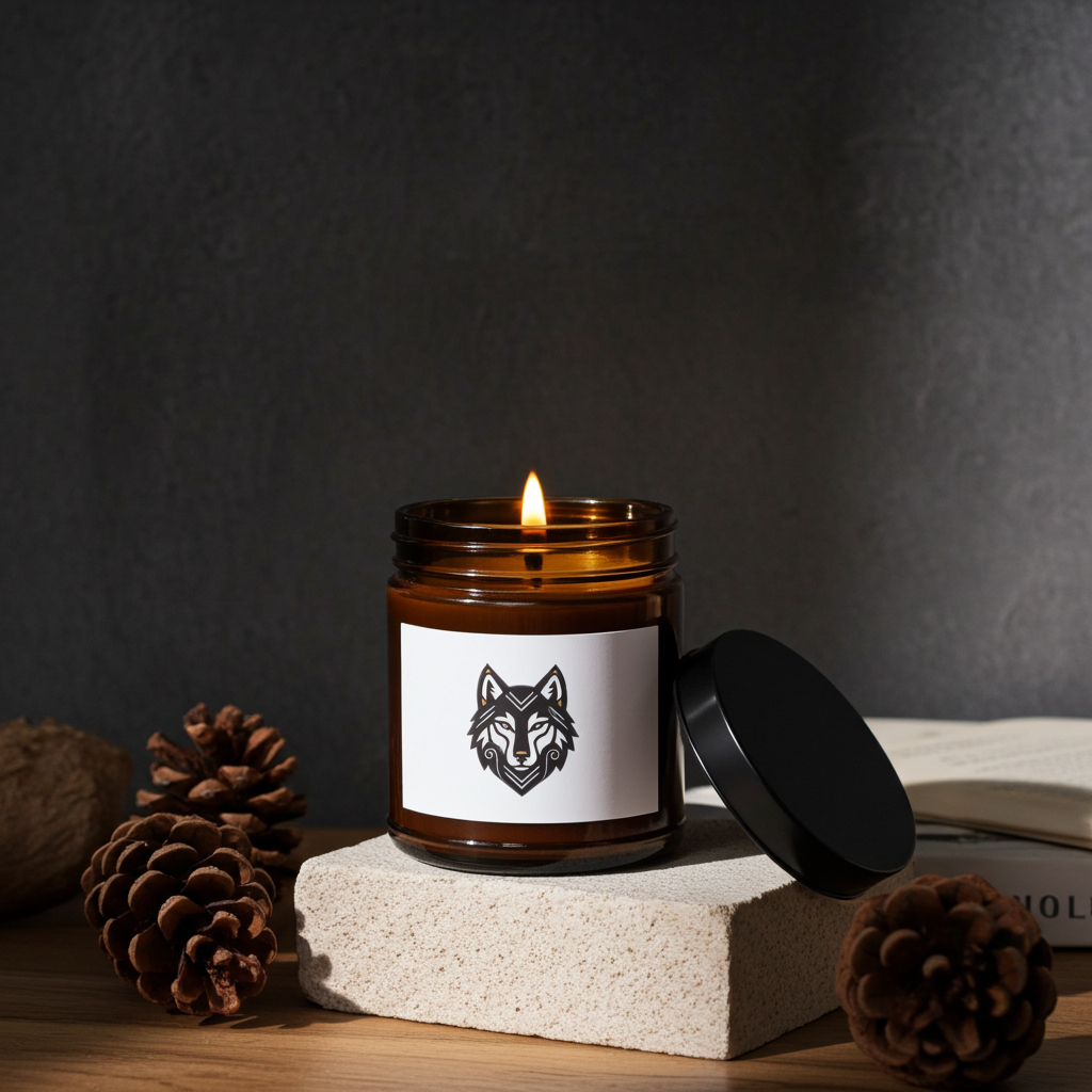 Wolf Ember Soy Candle (4oz & 9oz)