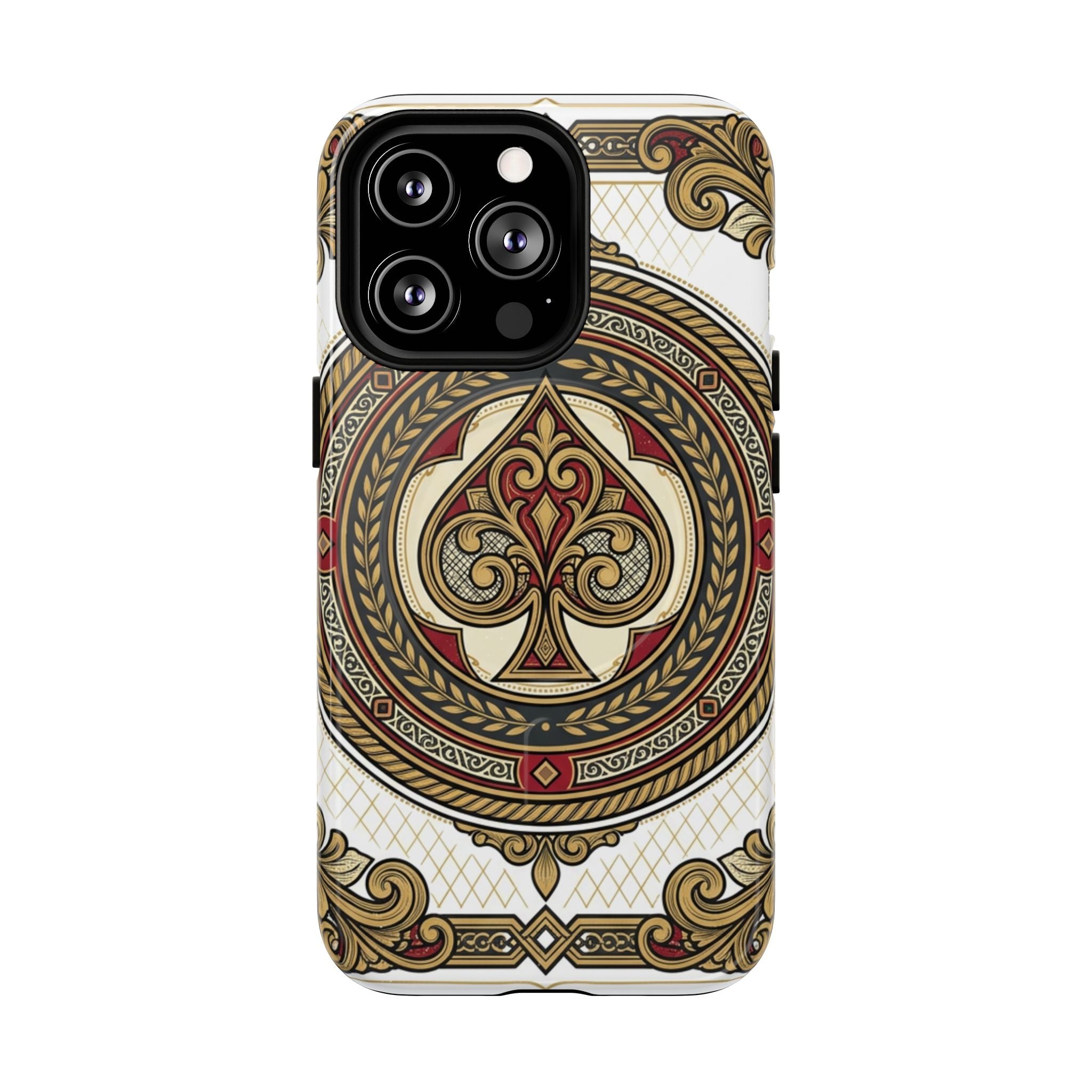 Ornate Ace of Spades Magnetic Tough Case
