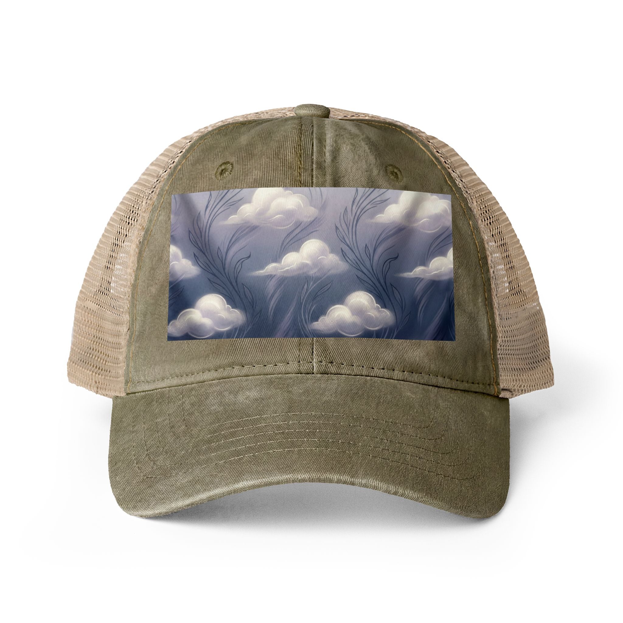 Women's Washed Mesh-Back Cap
