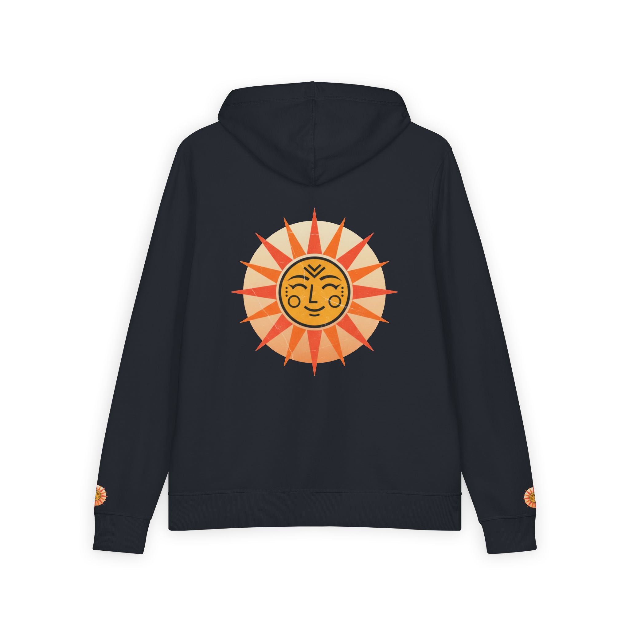 Sun Face Zip Hoodie