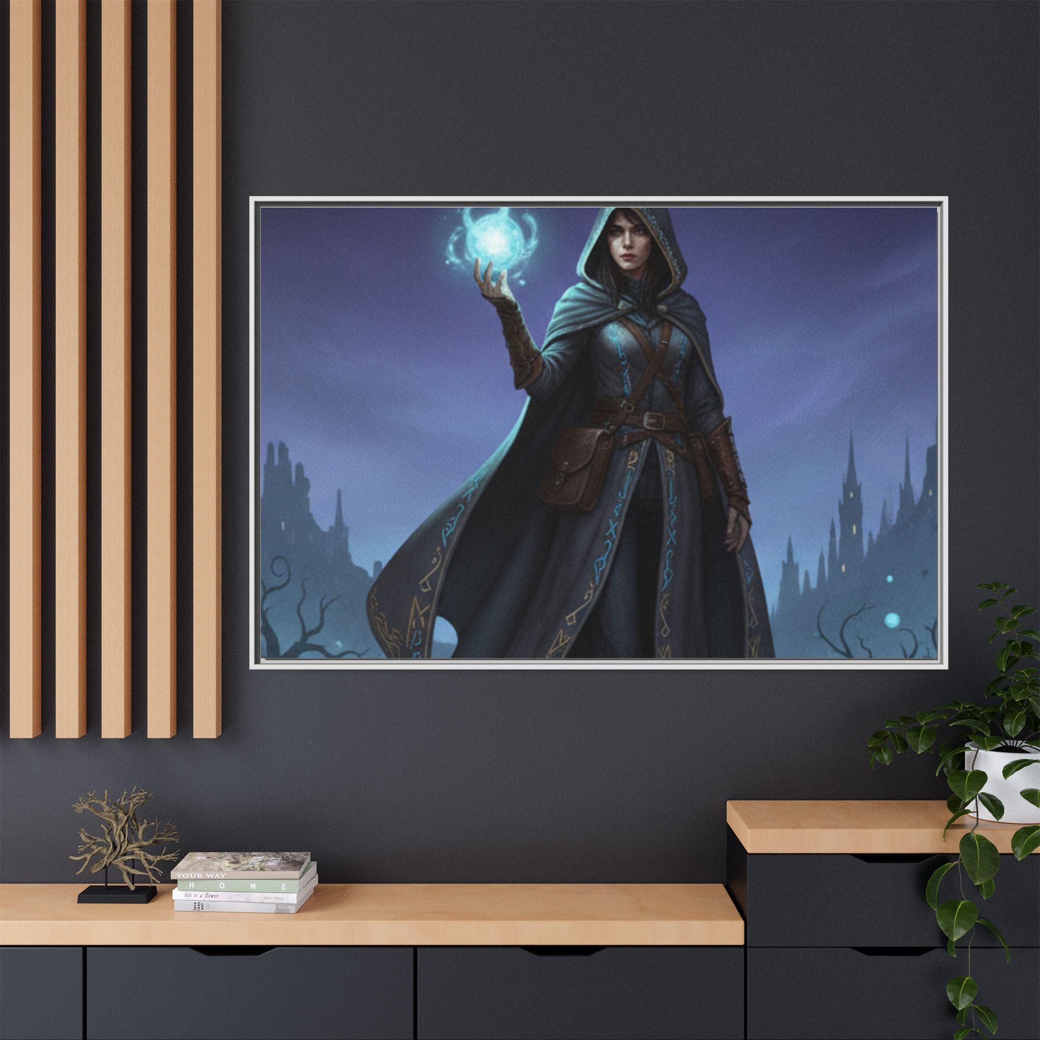 Framed Matte Canvas Wall Art