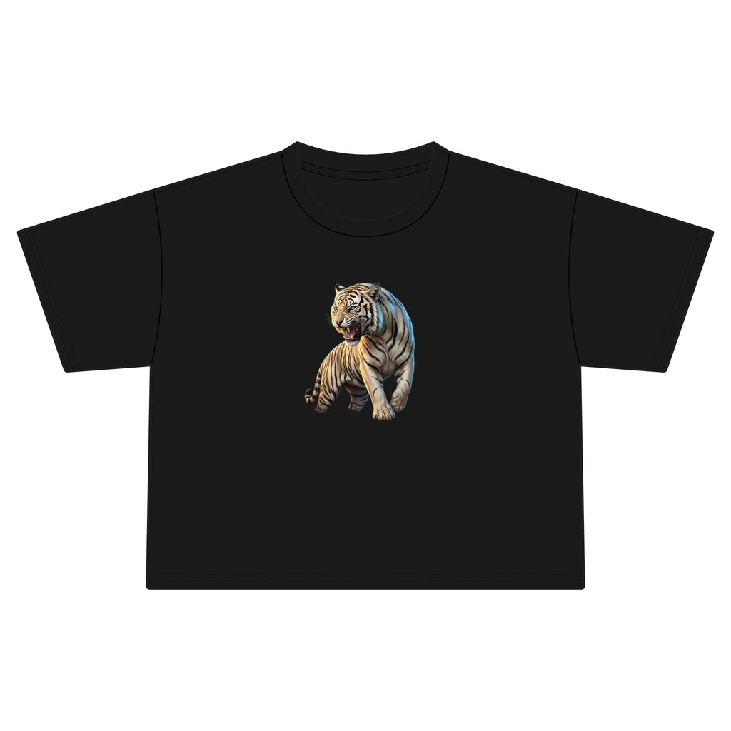 Vintage White Tiger Graphic Women's Top