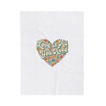 'Love Is All You Need' Velveteen Plush Blanket