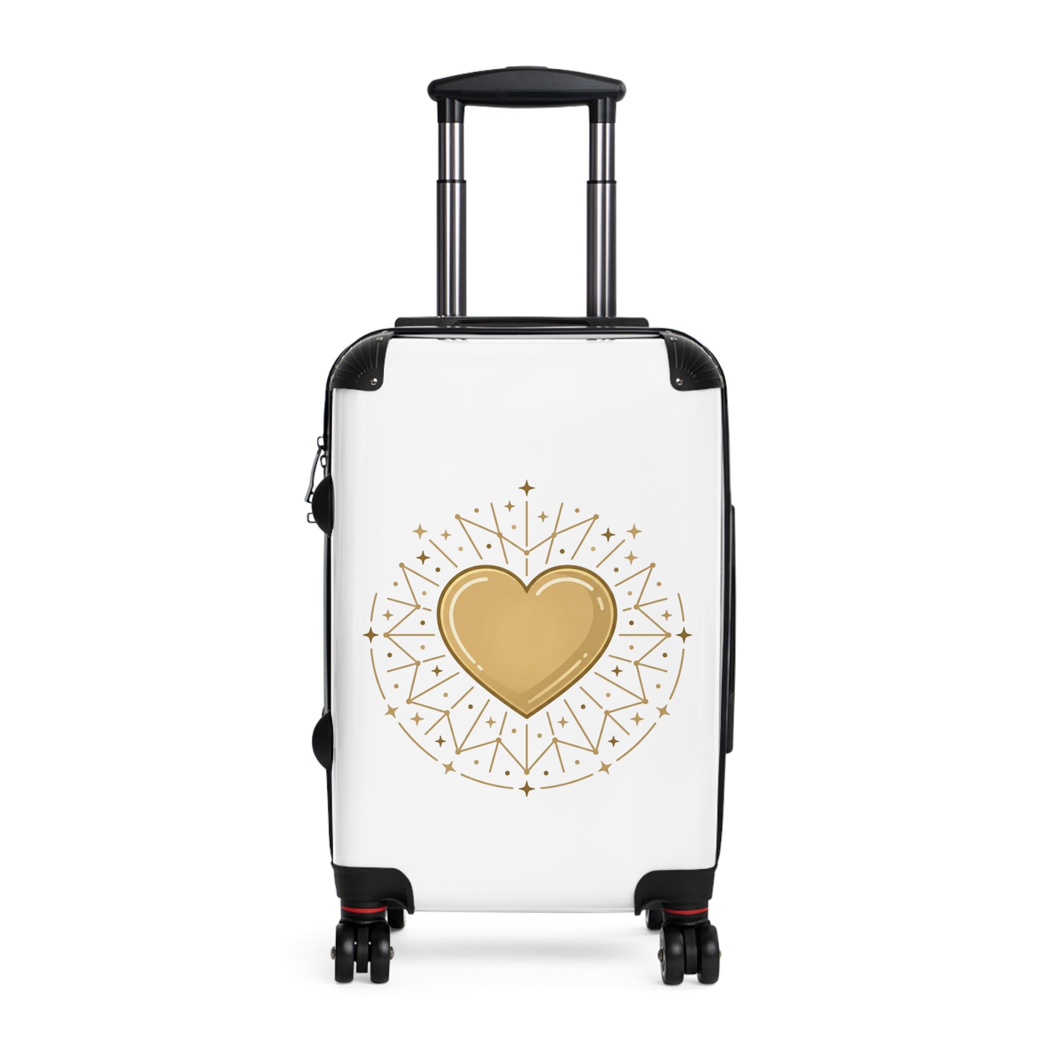 Celestial Gold Heart Suitcase