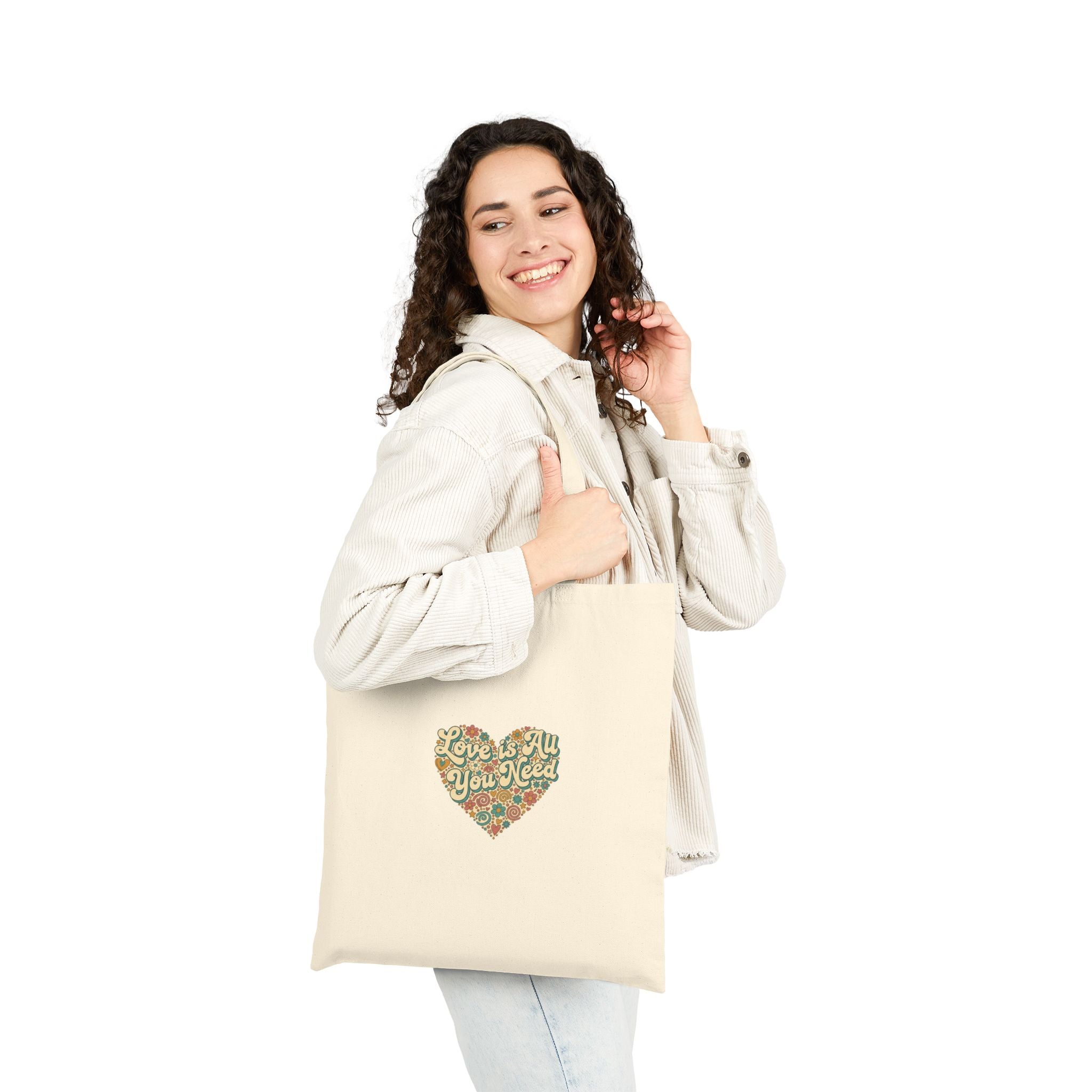 Retro Tote 'Love You'