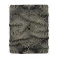 Smoky Mandala Sherpa Throw