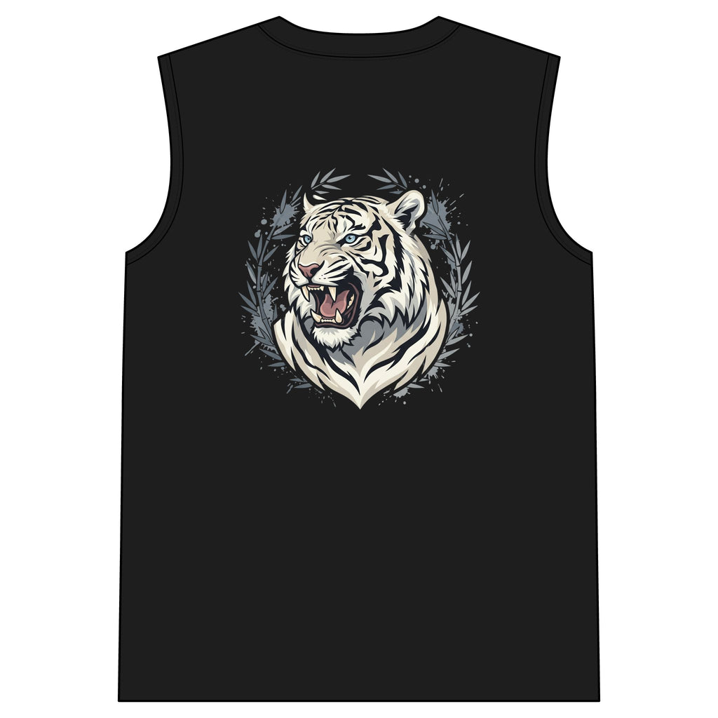 White Tiger Graphic Sleeveless Tee