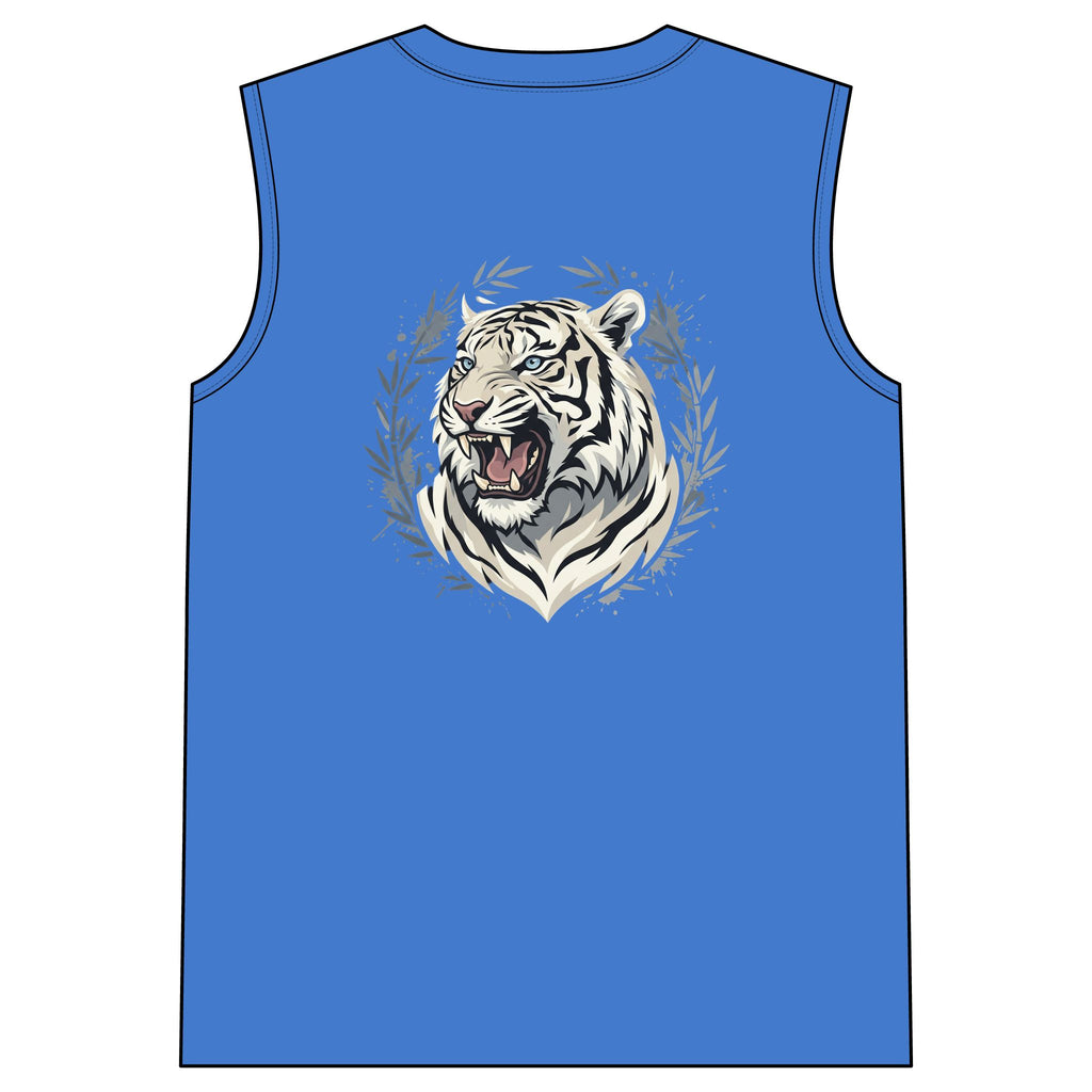 White Tiger Graphic Sleeveless Tee