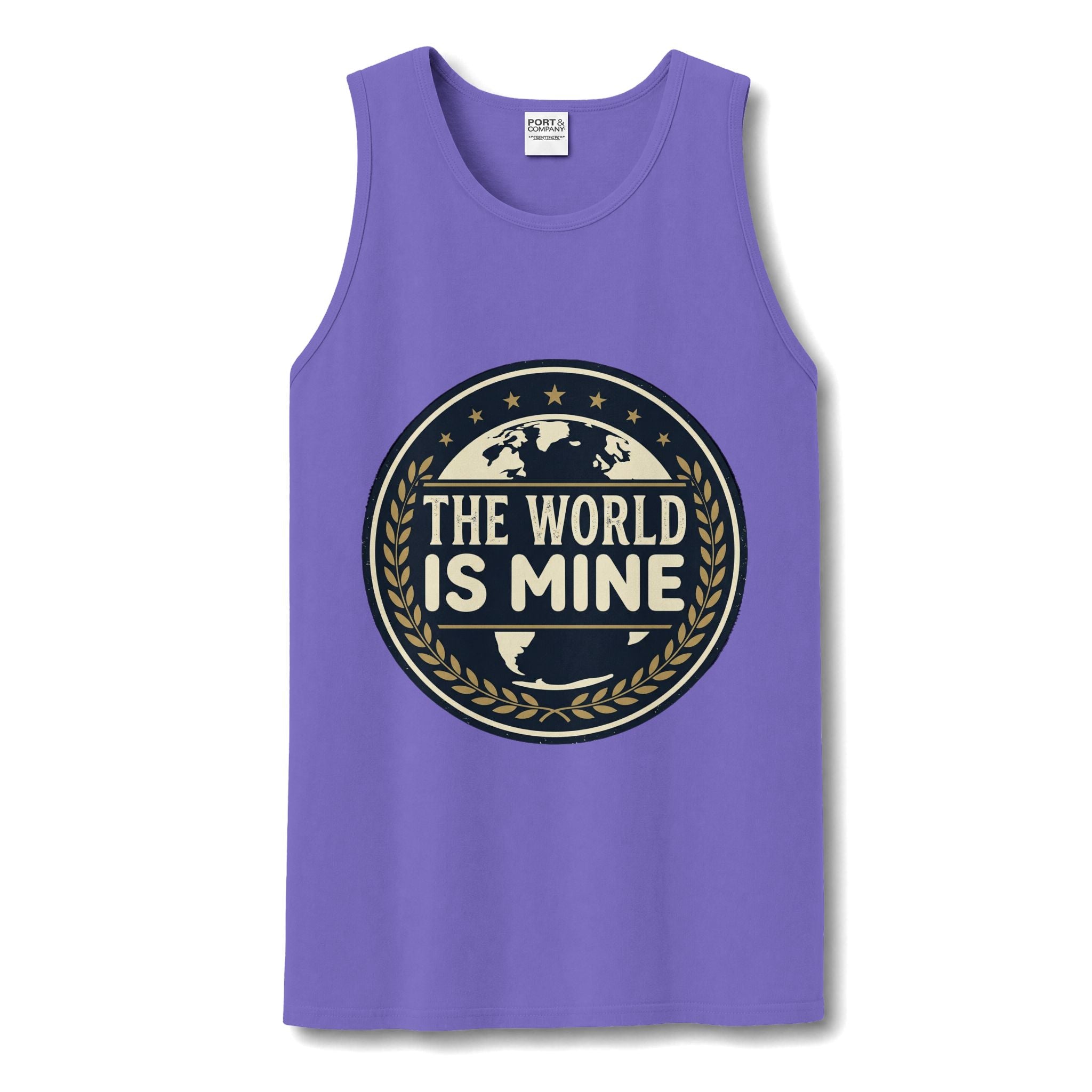 Unisex Tank Top — "The World Is Mine"
