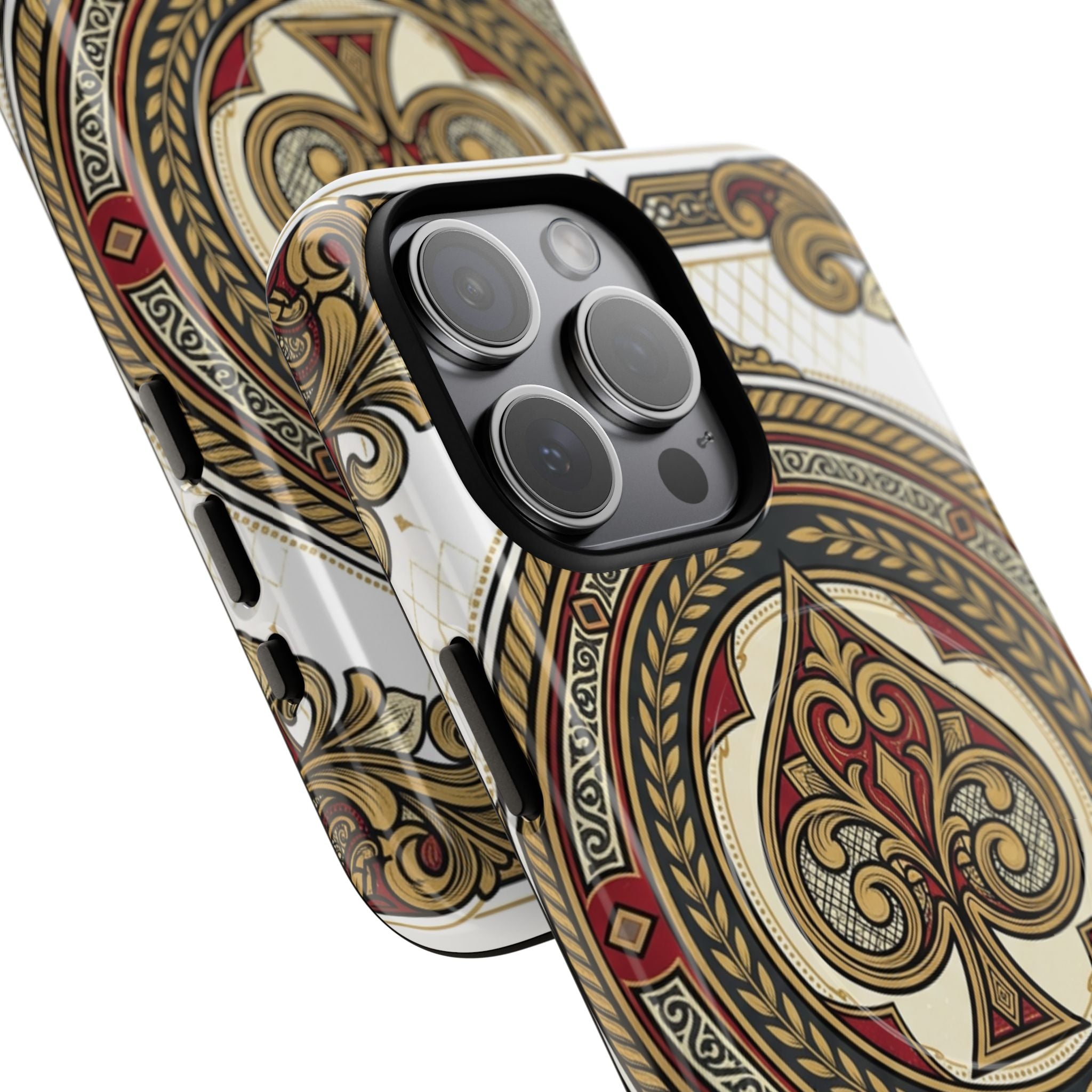 Ornate Ace of Spades Magnetic Tough Case