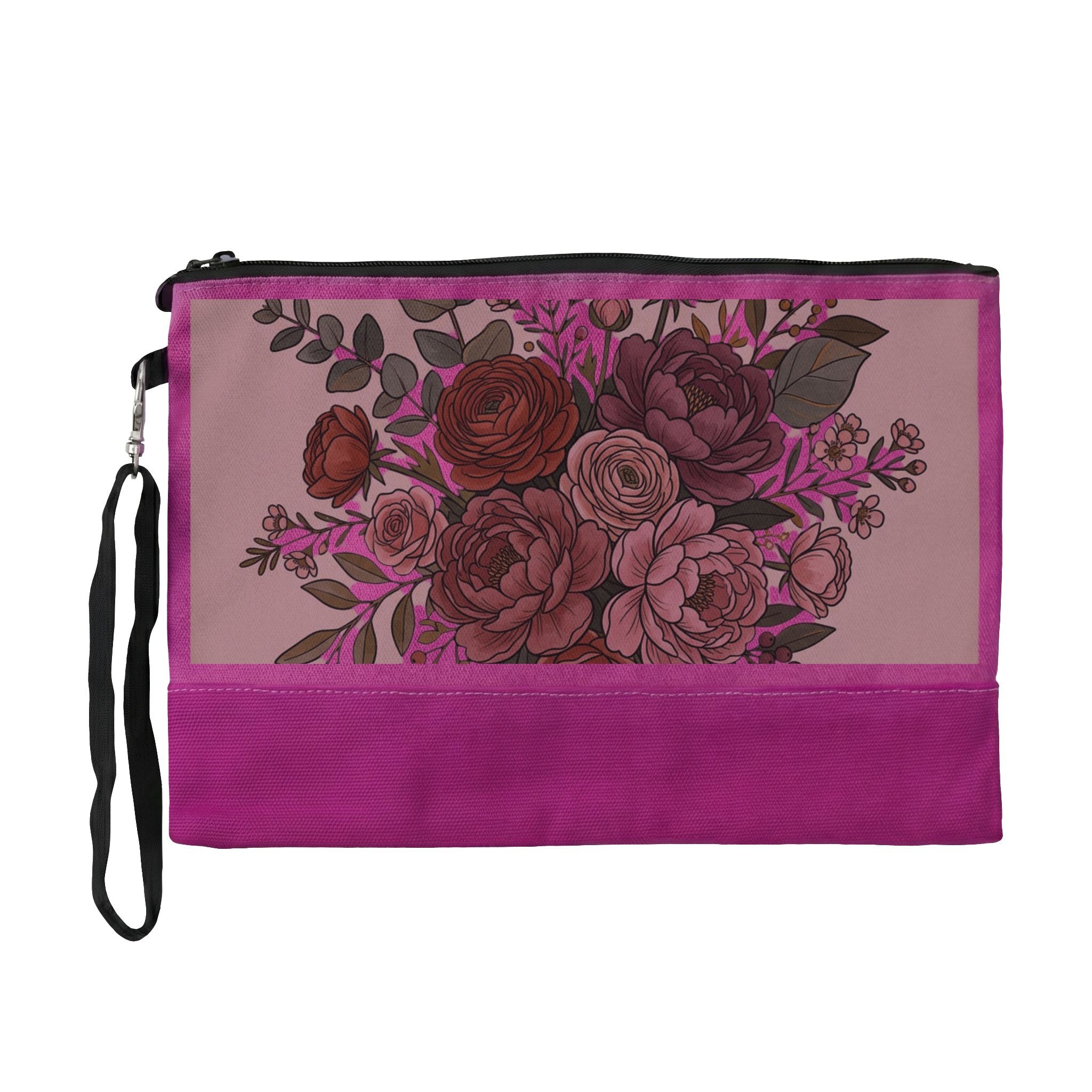 Thermochromic Floral Cosmetic Bag