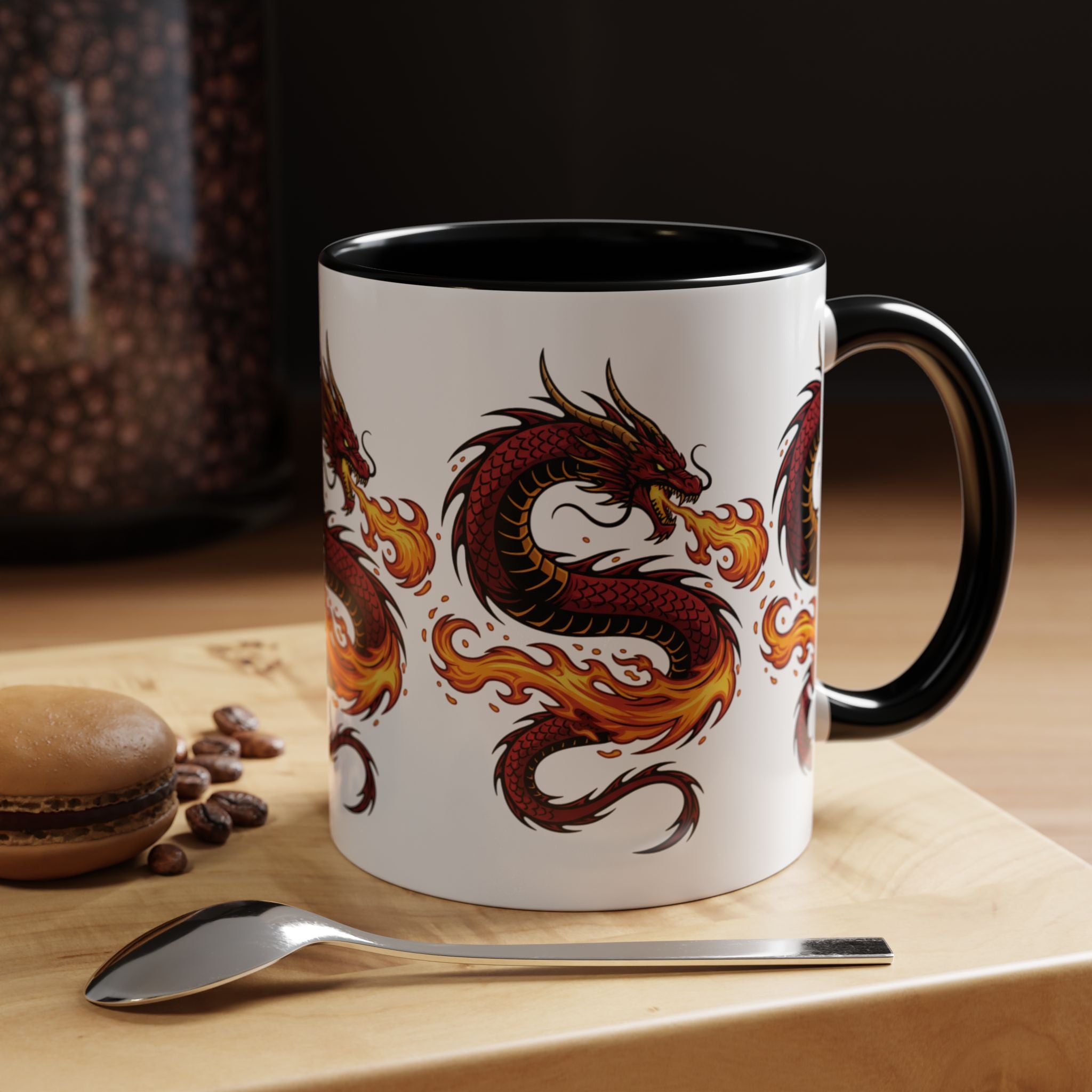 Fire Dragon Coffee Mug — Ceramic Mug (11/15 oz)