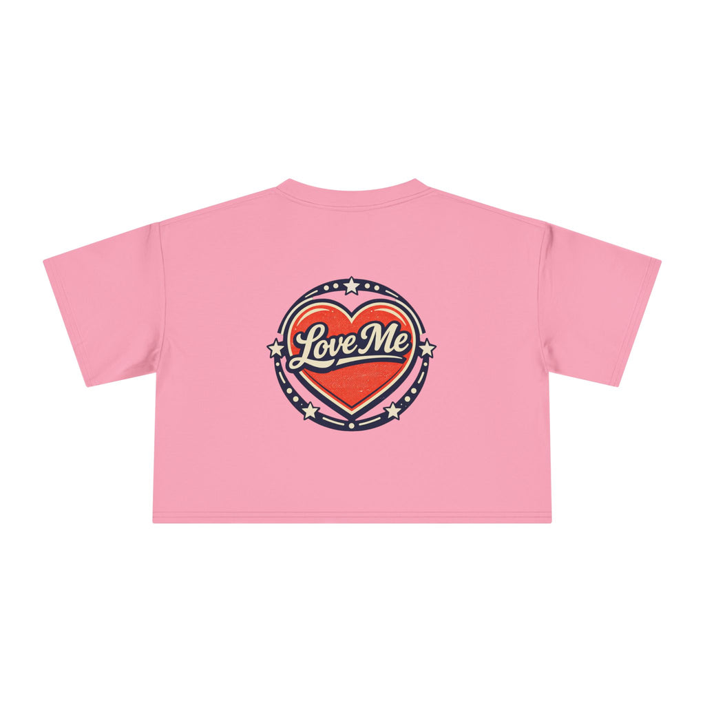 Love Me Heart Crop Tee — Women's Crop Top